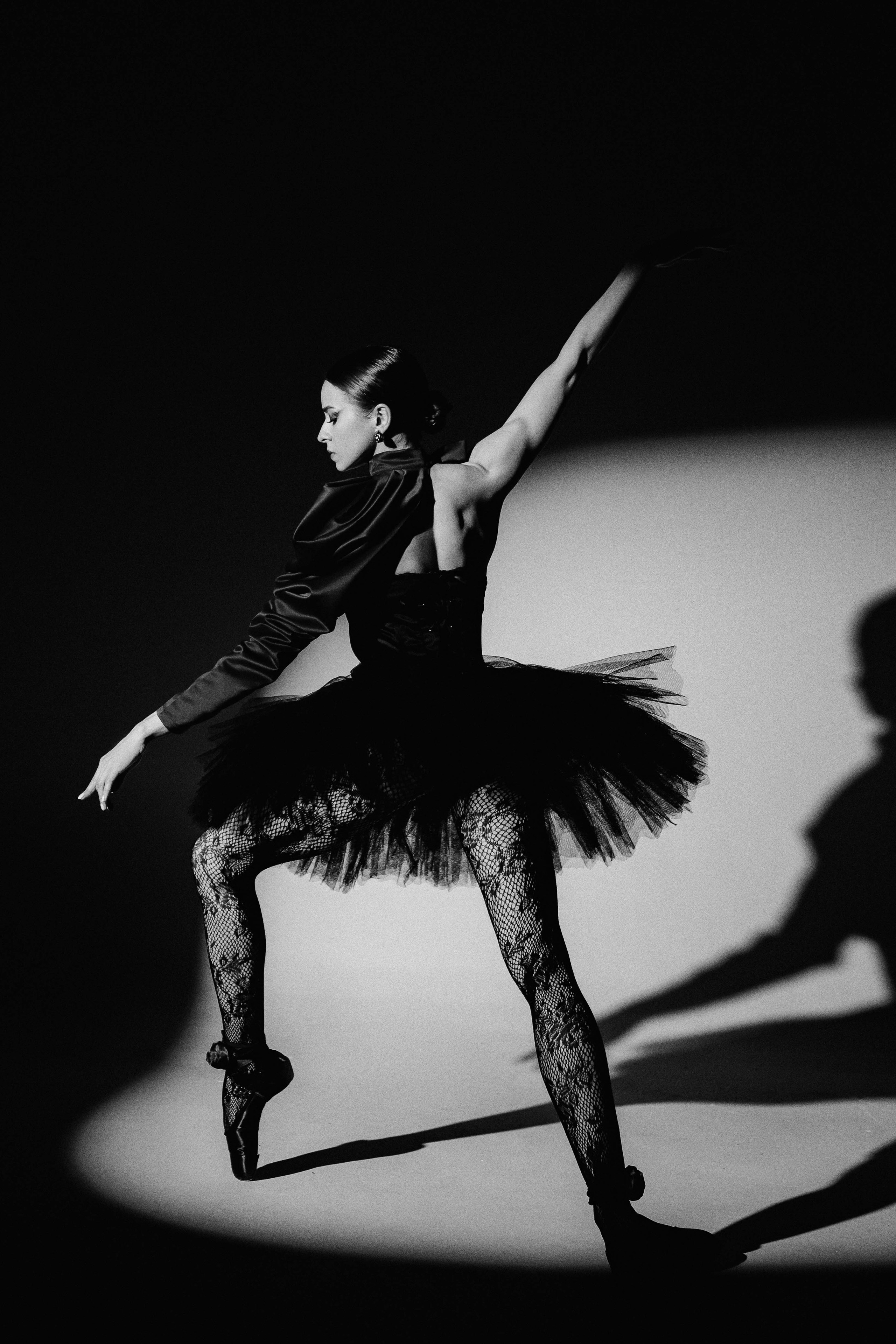 Снежный балет. Черный лебедь. Фотограф в Москве Ольга Сатони