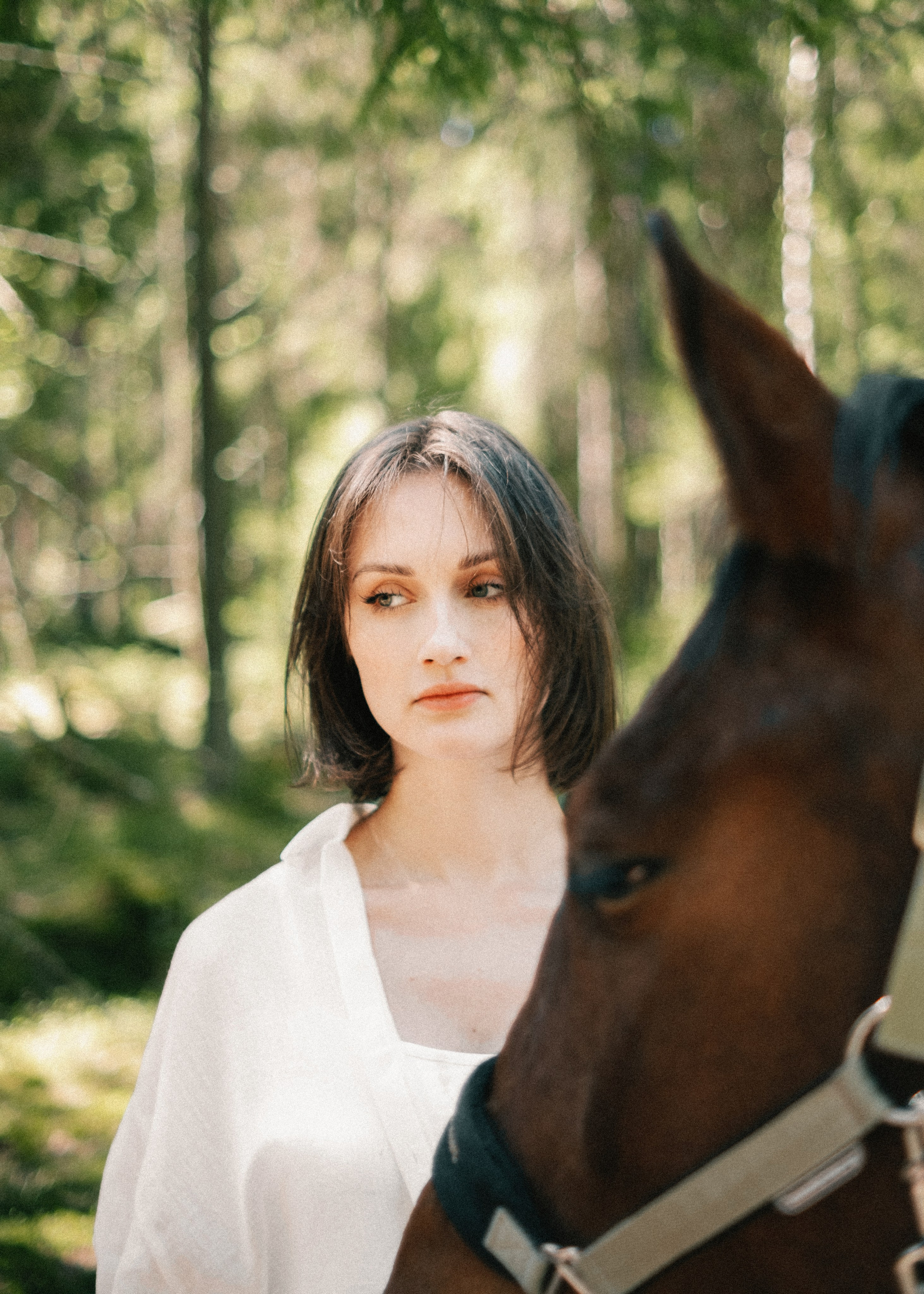 Наташа. Съёмка с лошадкой. Lickord