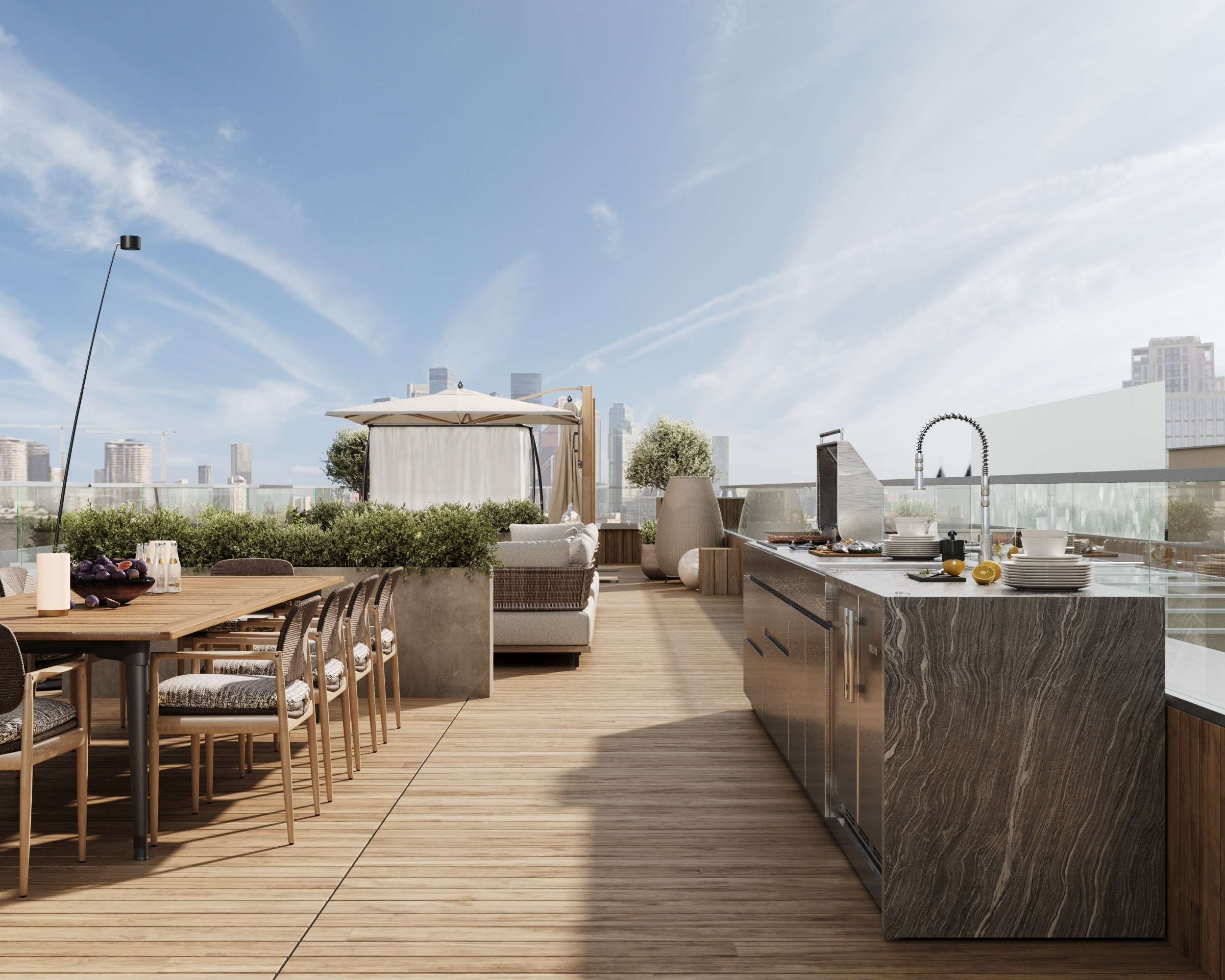 Визуализация крыши пентхауса Москва. Архитектор-дизайнер в Казани