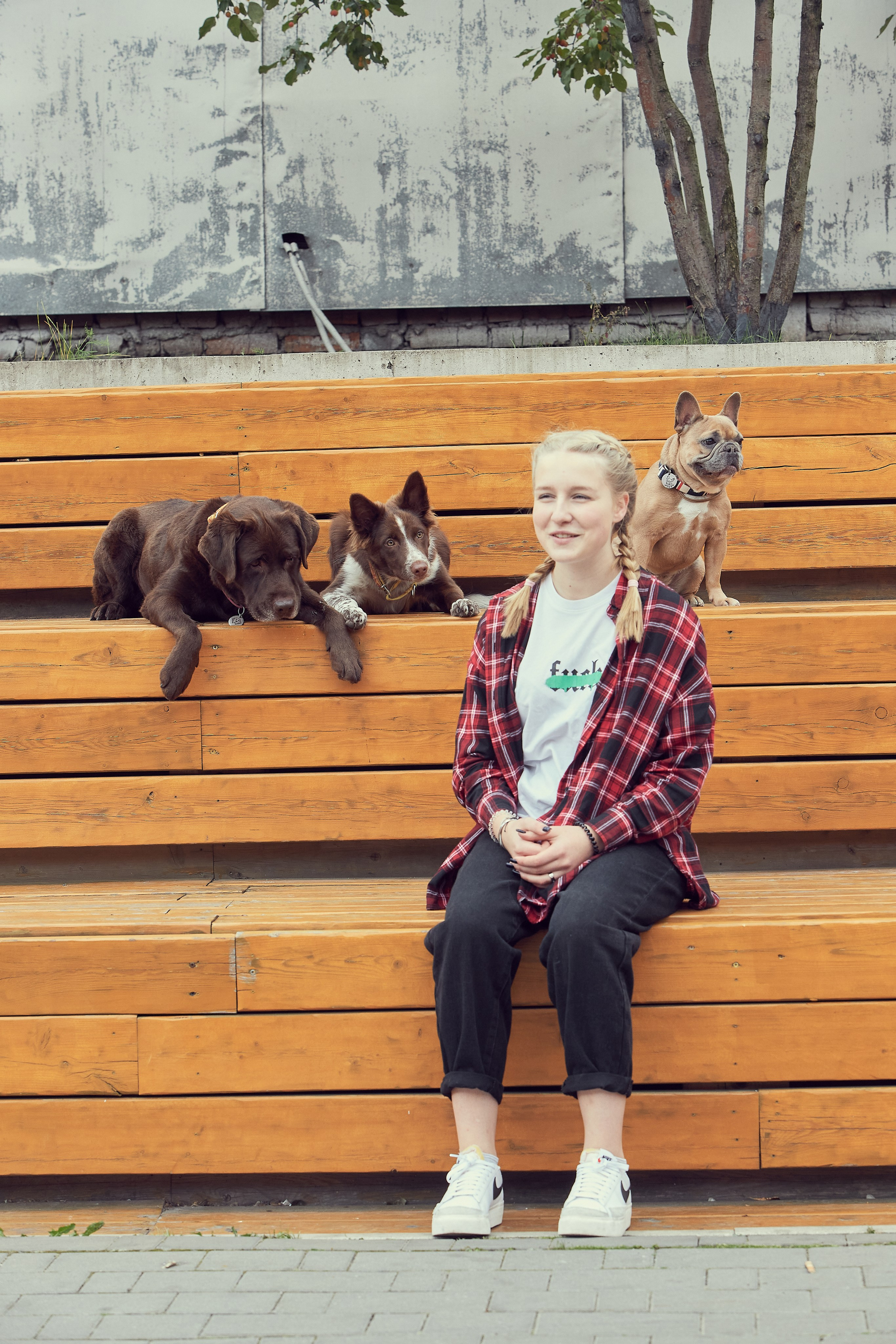 Портретная фотосессия Софы и питомцев. Екатерина Осипова — профессиональный фотограф в Москве