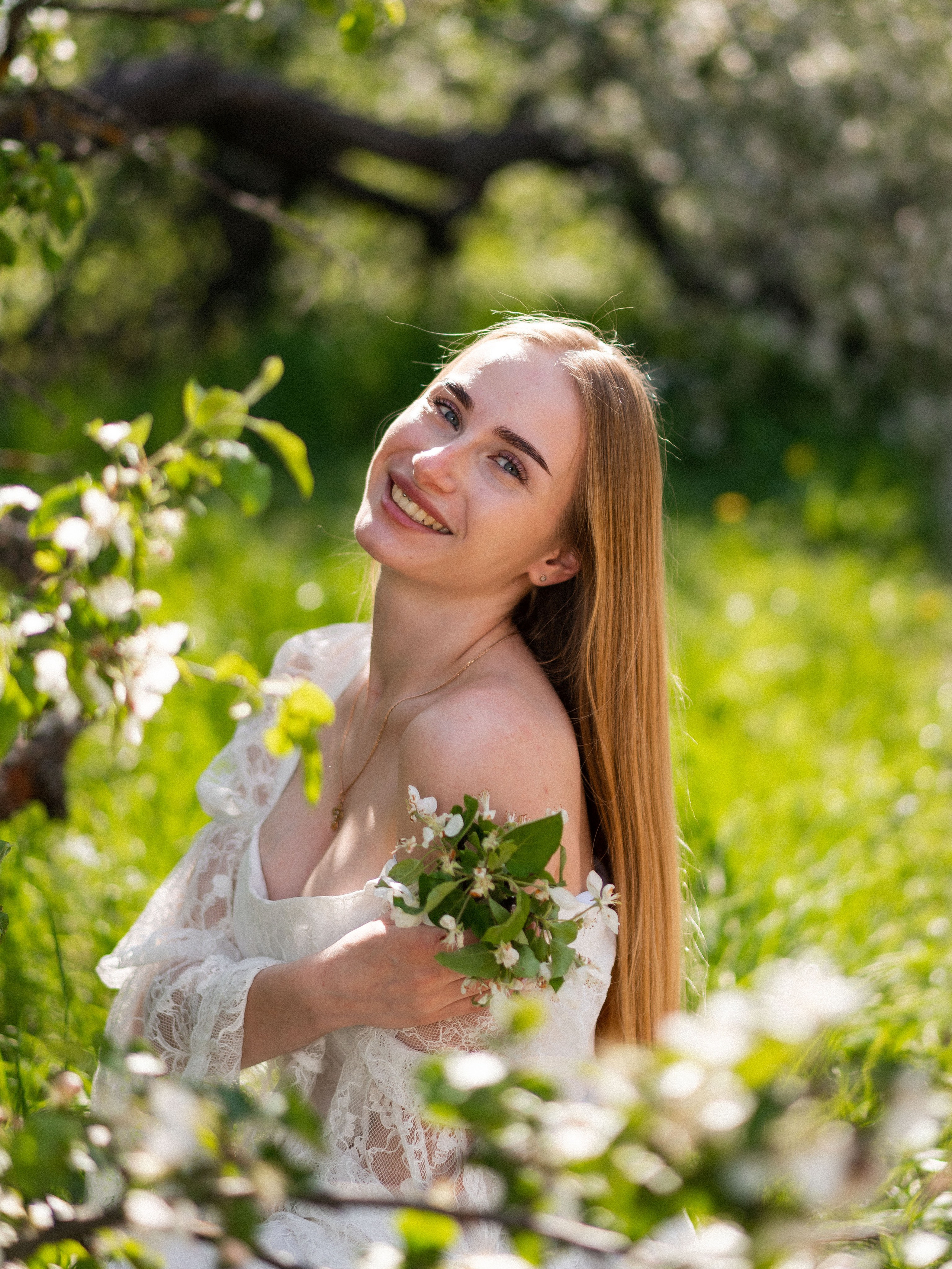 Ксения — фотосессия в весеннем стиле. Фотограф Москва