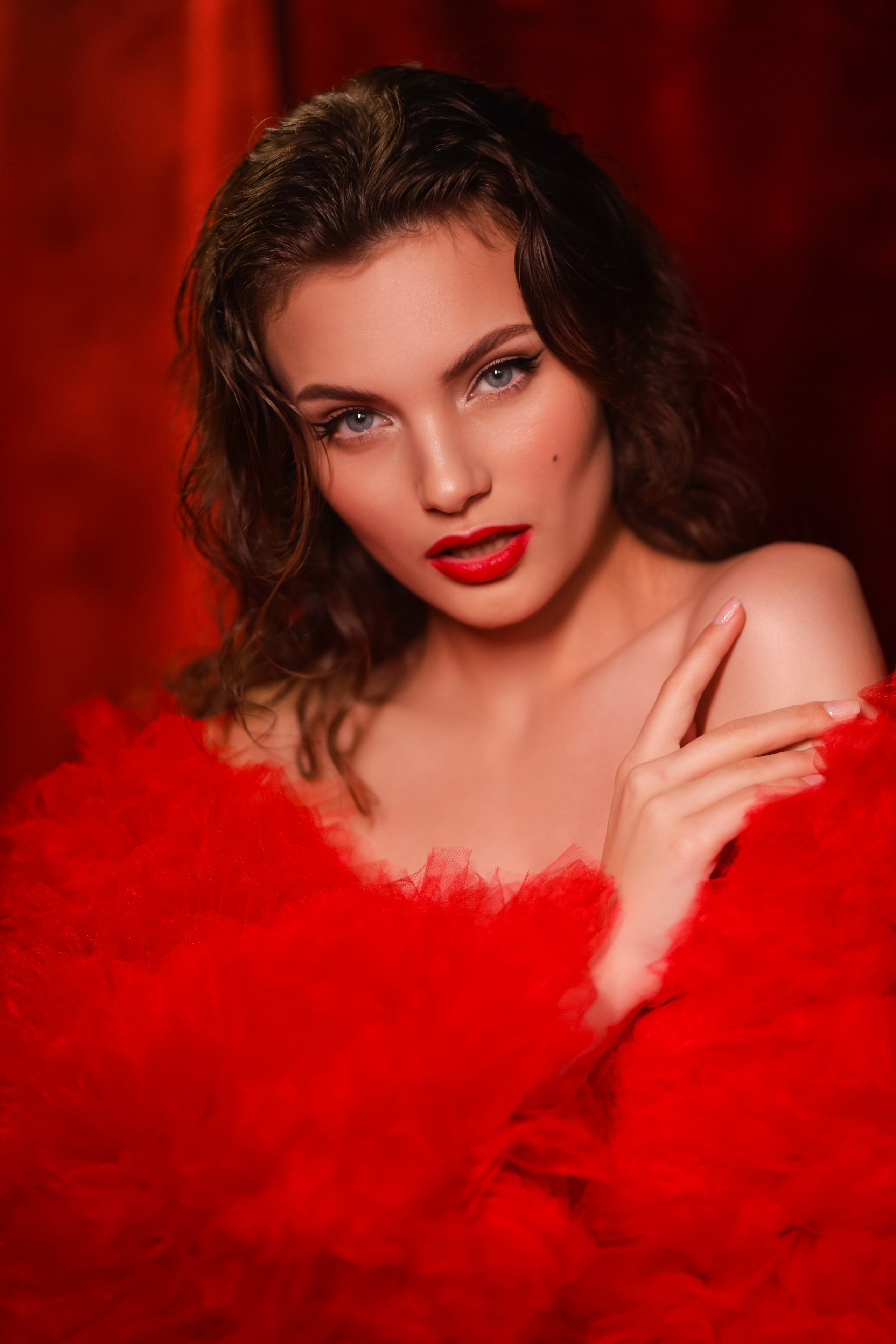 Кристина и красный бархат. Свадебный фотограф Беларусь Ольга Козыренко