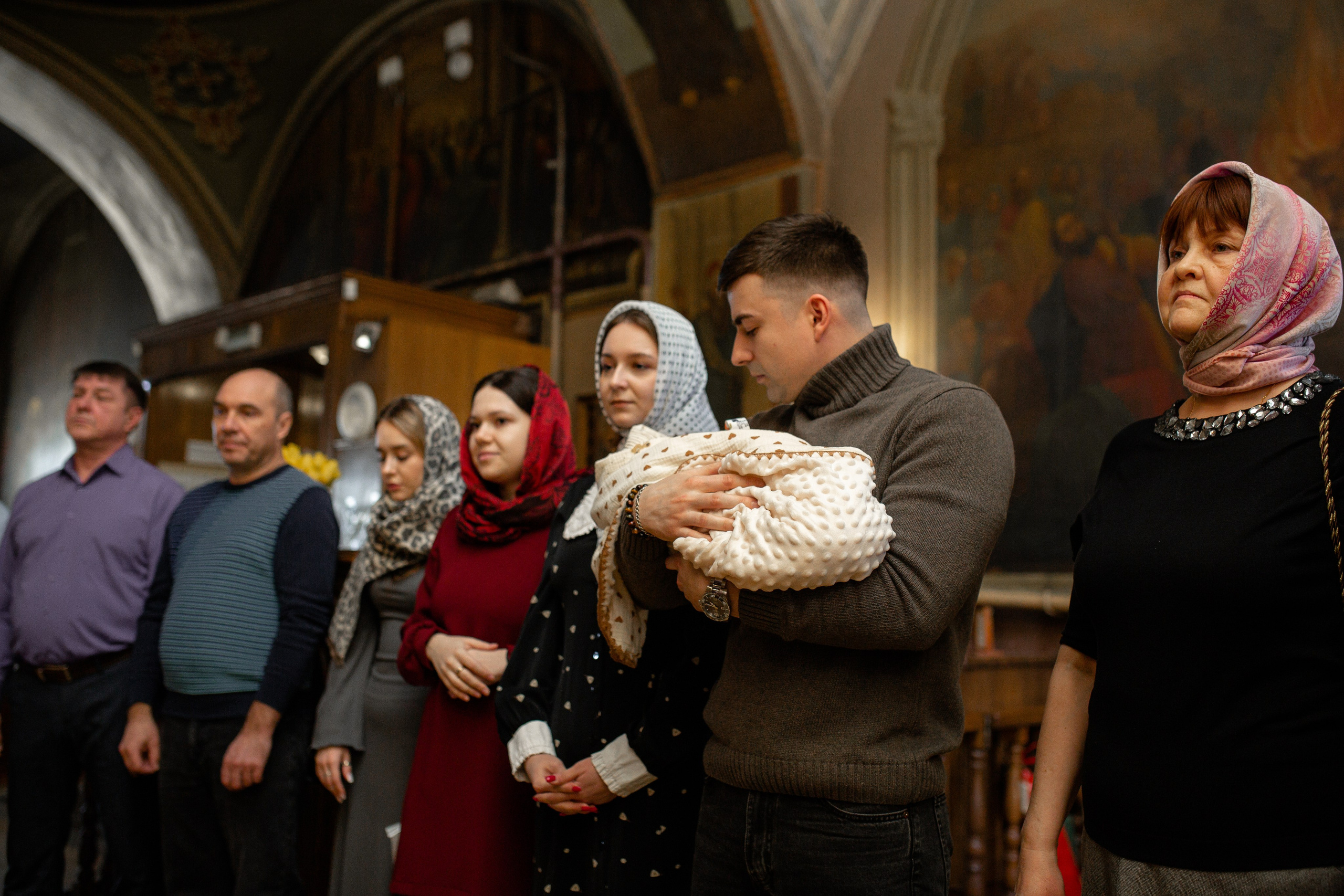 Храм Рождества Пресвятой Богородицы в селе Верхнее Мячково. Свадебный и семейный фотограф