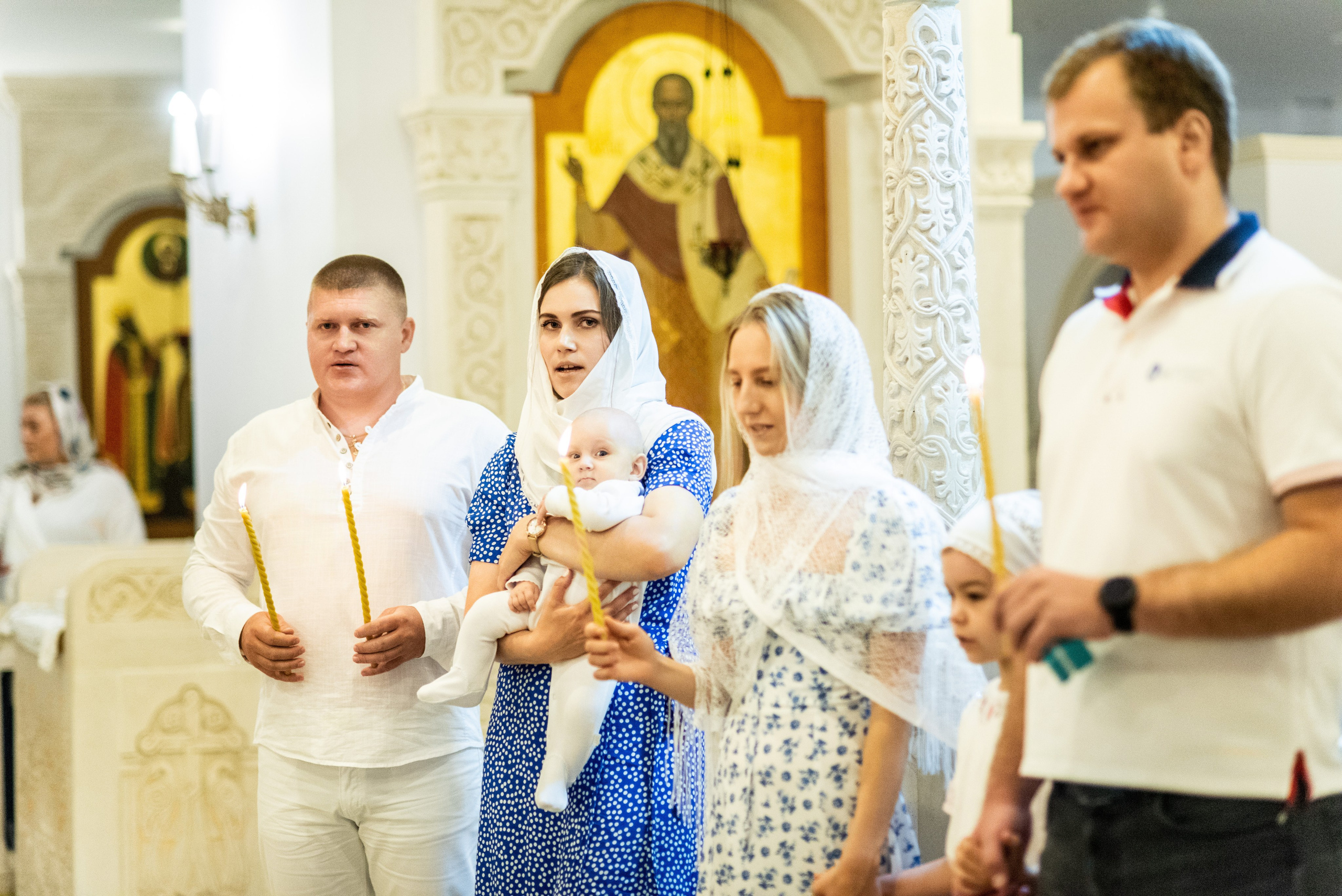 Крещении Ксении. Фотограф Юлия Попова