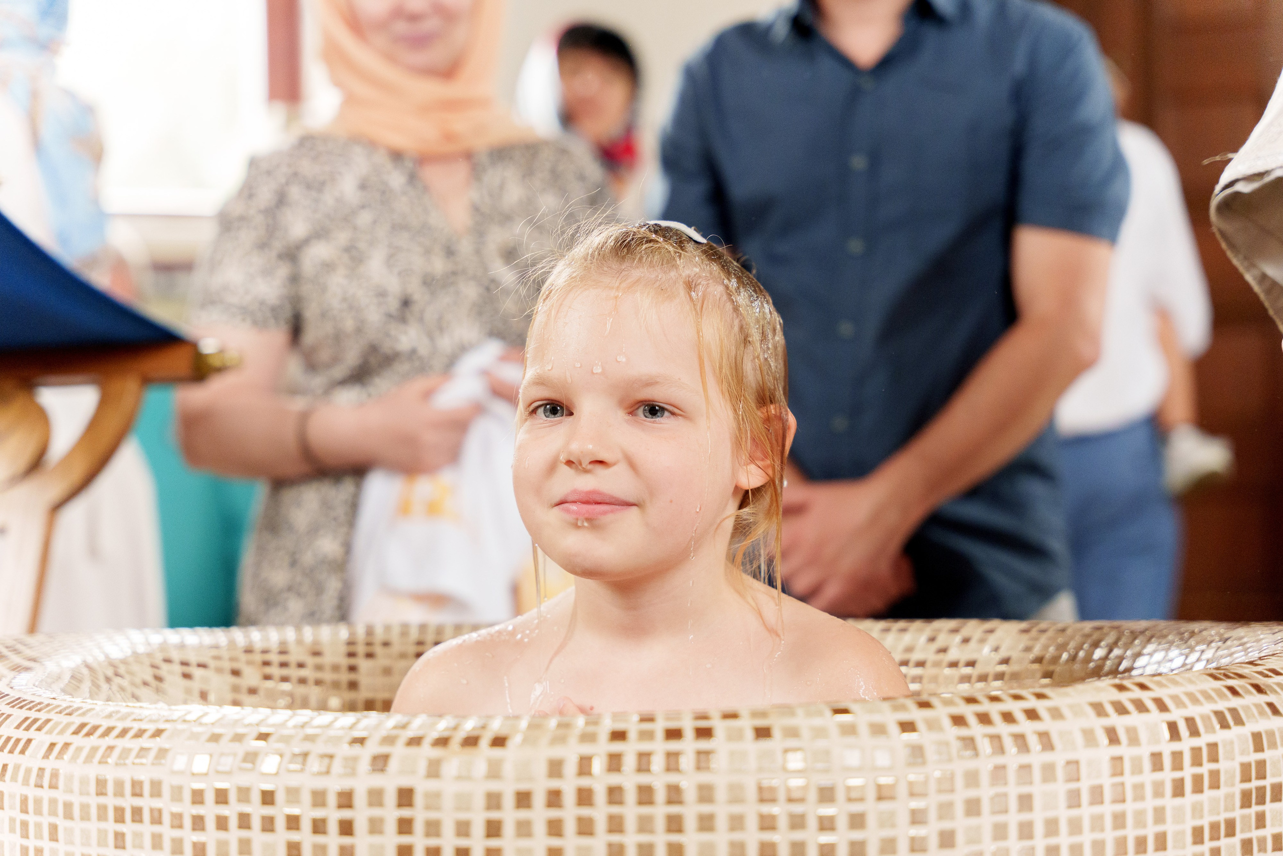 Крещение Полины. Фотограф Юлия Попова