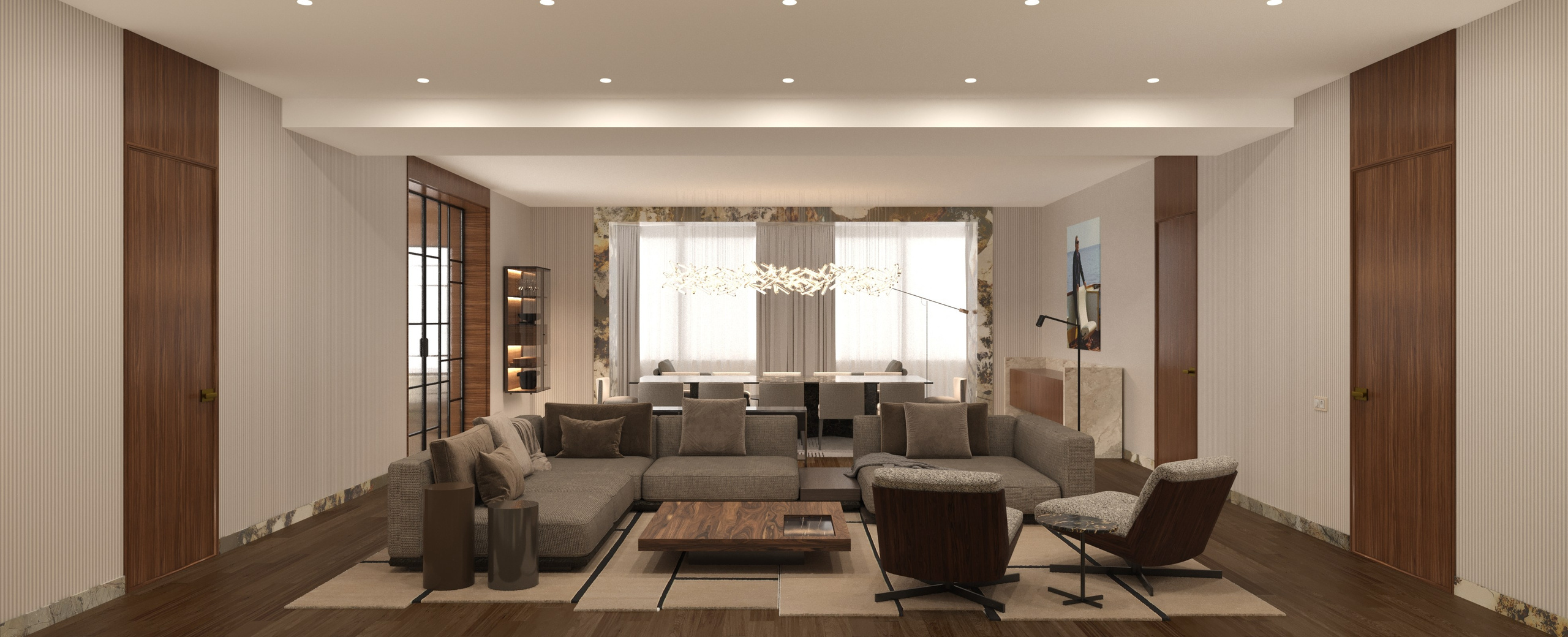 Квартира/ Звенигородское шоссе, г. Москва. Визуализация и анимация в Москве — Андрей Епифанов