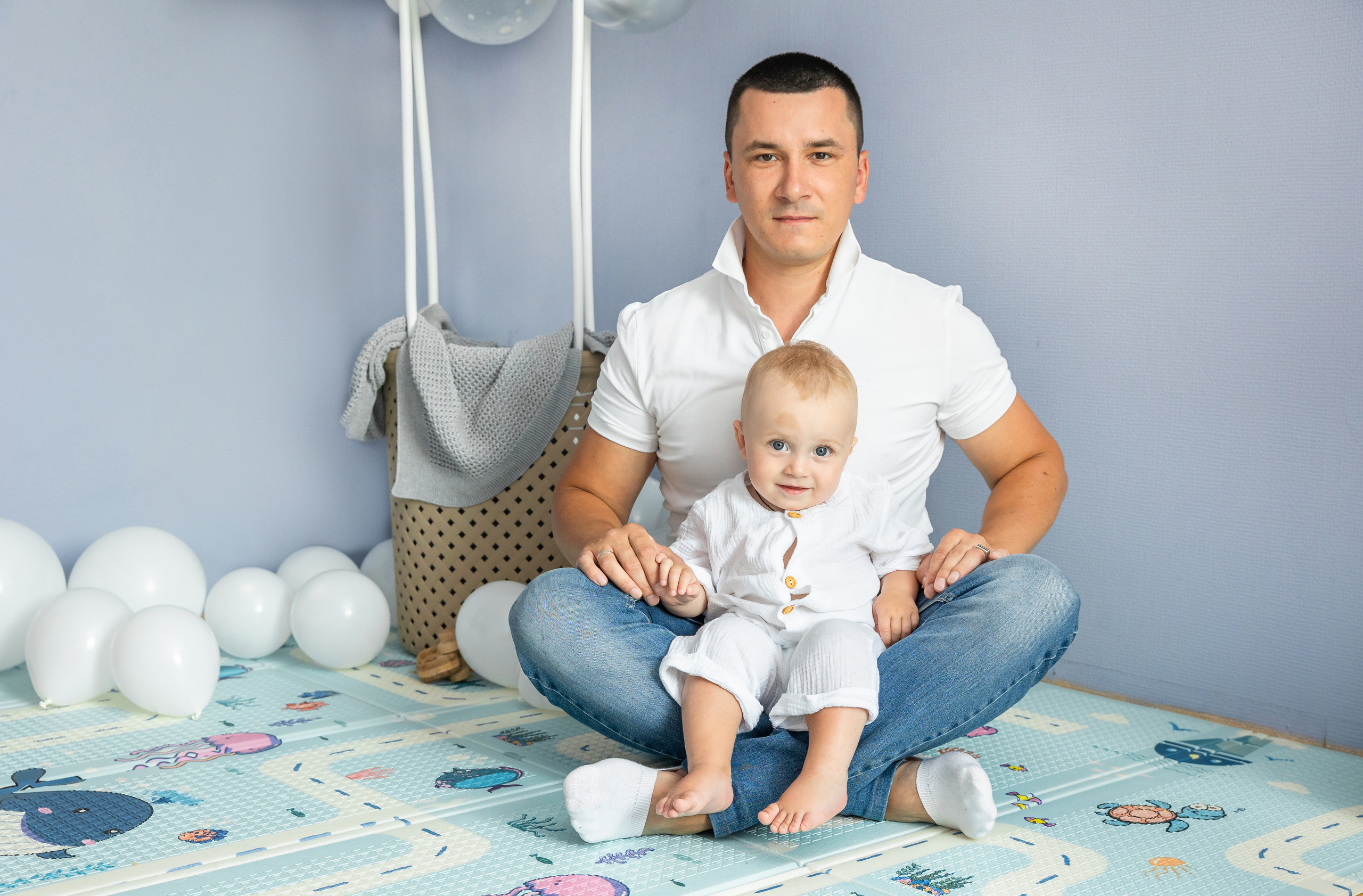 День рождения на воздушном шаре. Детский семейный фотограф в г. Находка Ольга Коваленко, фотостудия Memories