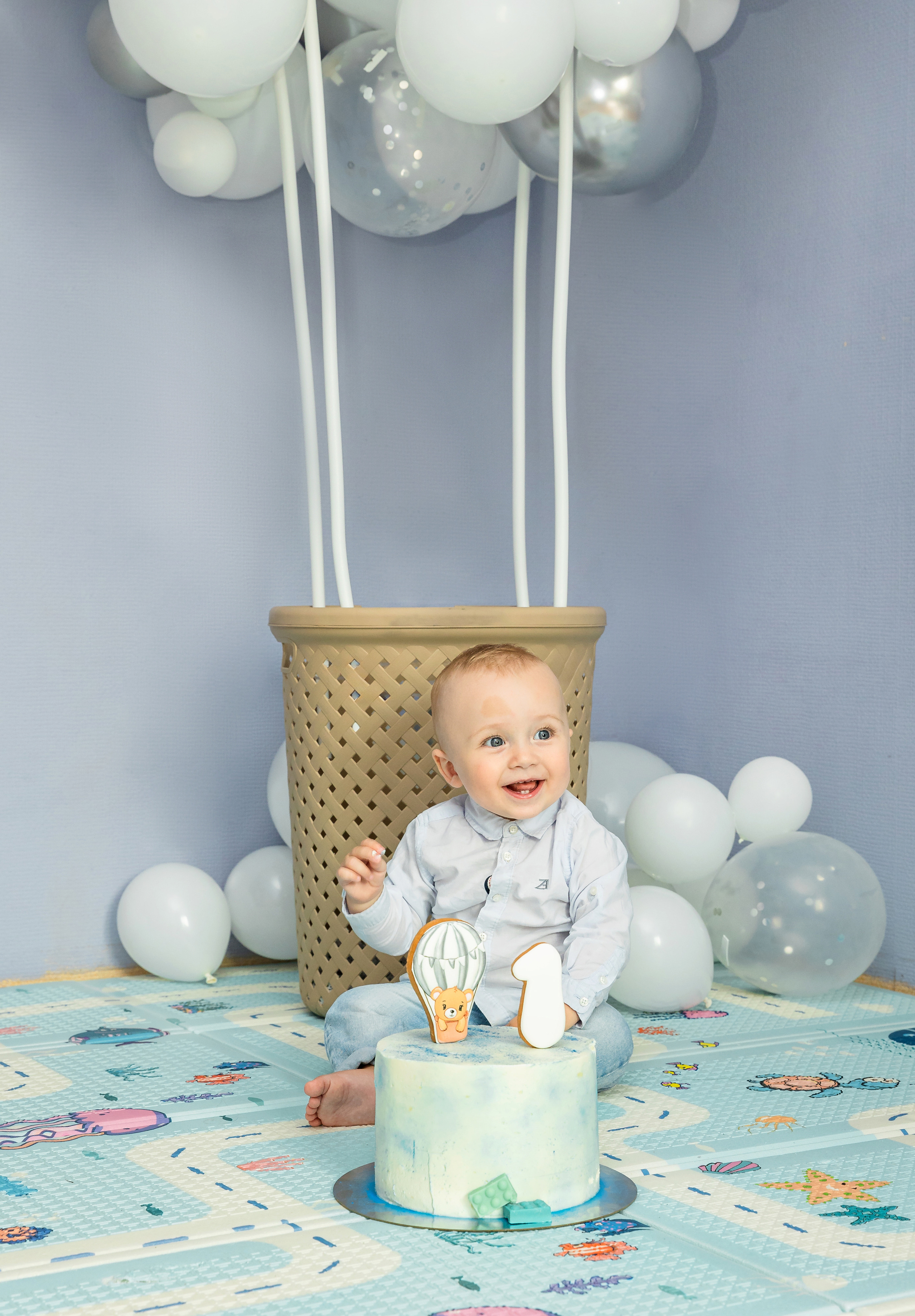 День рождения на воздушном шаре. Детский семейный фотограф в г. Находка Ольга Коваленко, фотостудия Memories