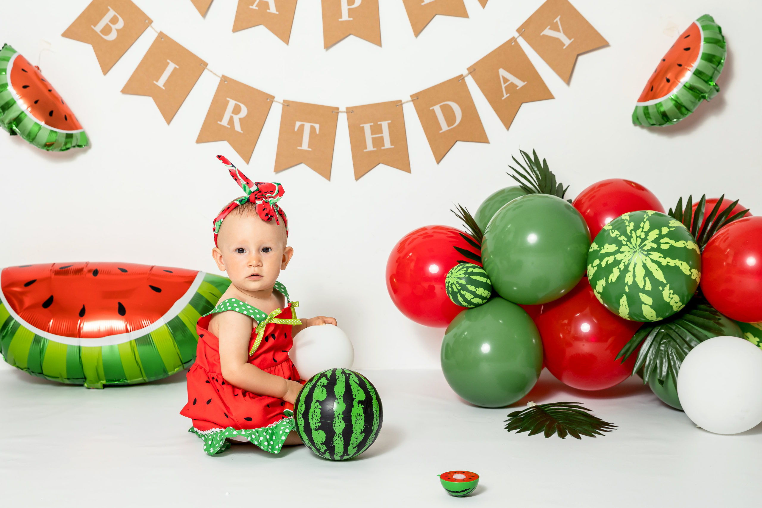 Арбузный День рождения. Детский семейный фотограф в г. Находка Ольга Коваленко, фотостудия Memories