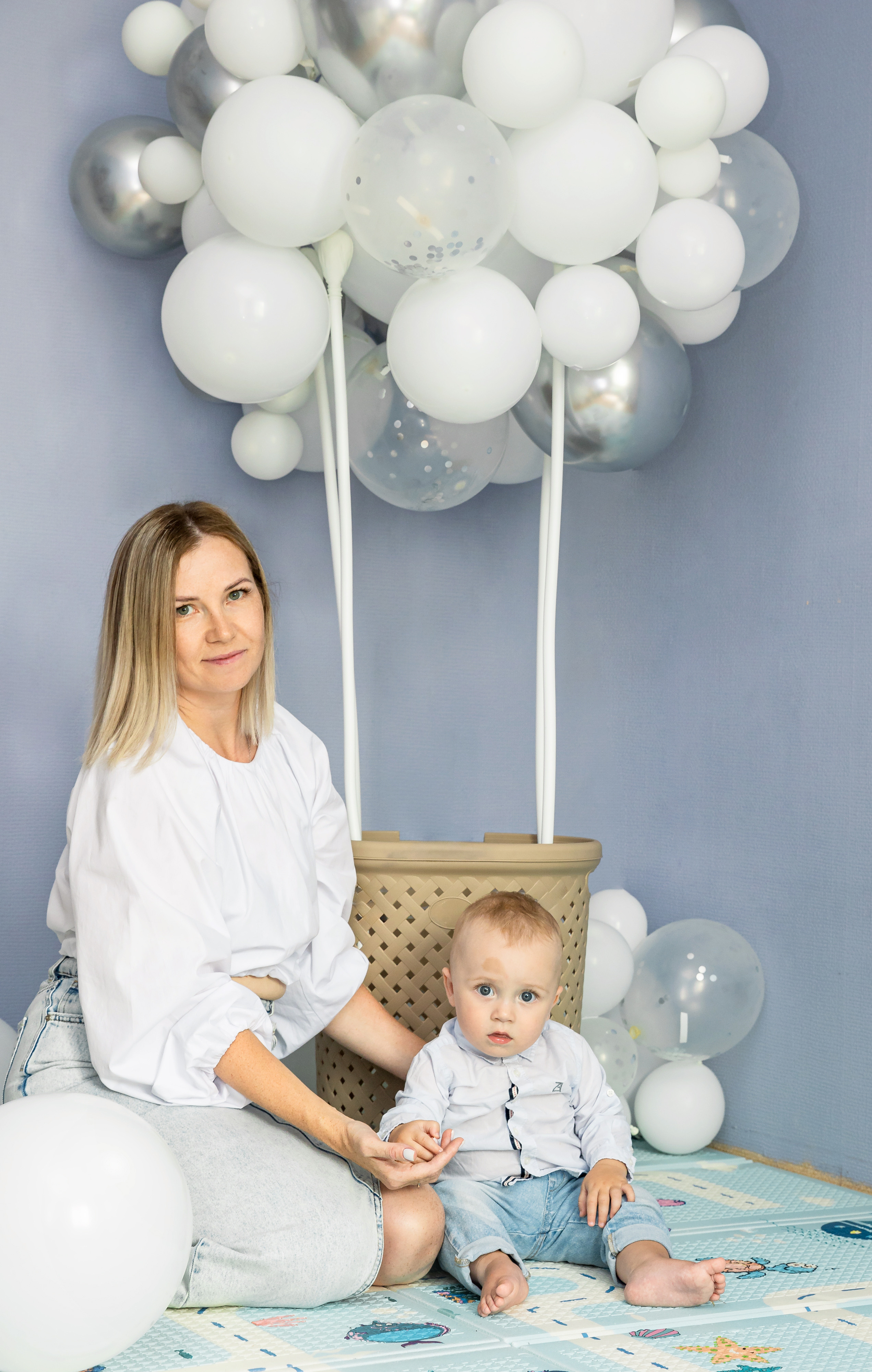 День рождения на воздушном шаре. Детский семейный фотограф в г. Находка Ольга Коваленко, фотостудия Memories