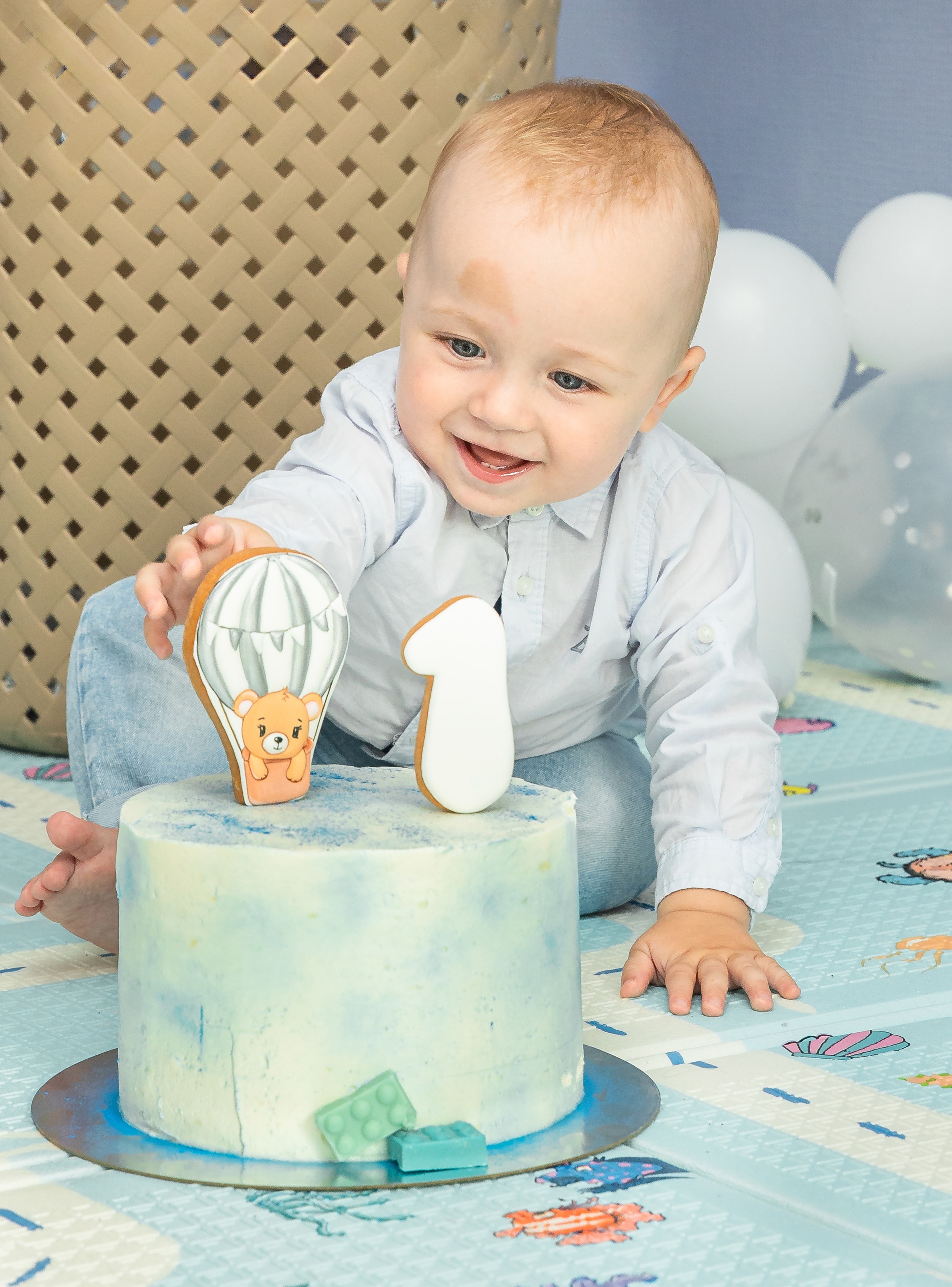 День рождения на воздушном шаре. Детский семейный фотограф в г. Находка Ольга Коваленко, фотостудия Memories