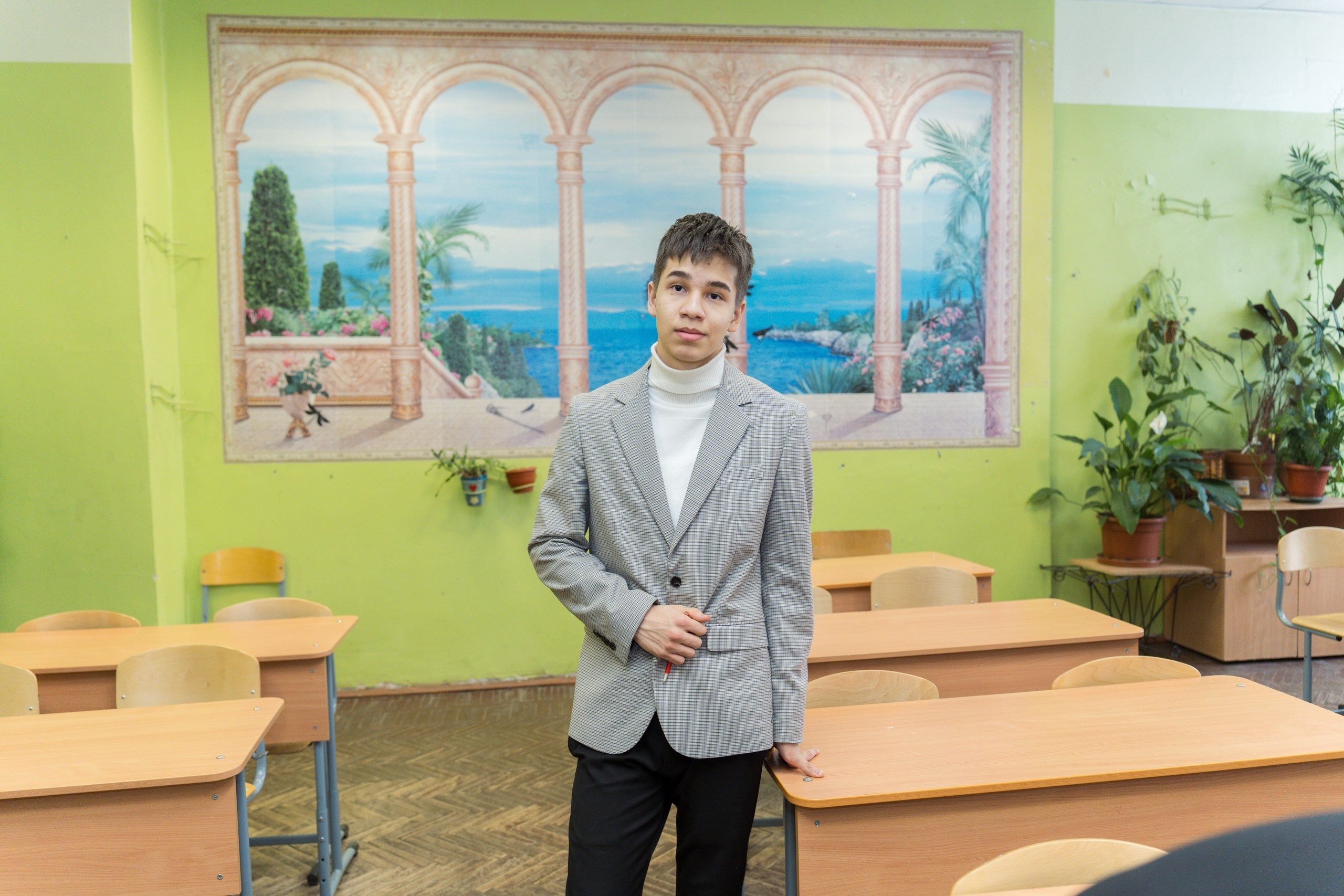 Пятёрка для ребёнка. Репортажная съёмка в Санкт-Петербурге, Константин Петров