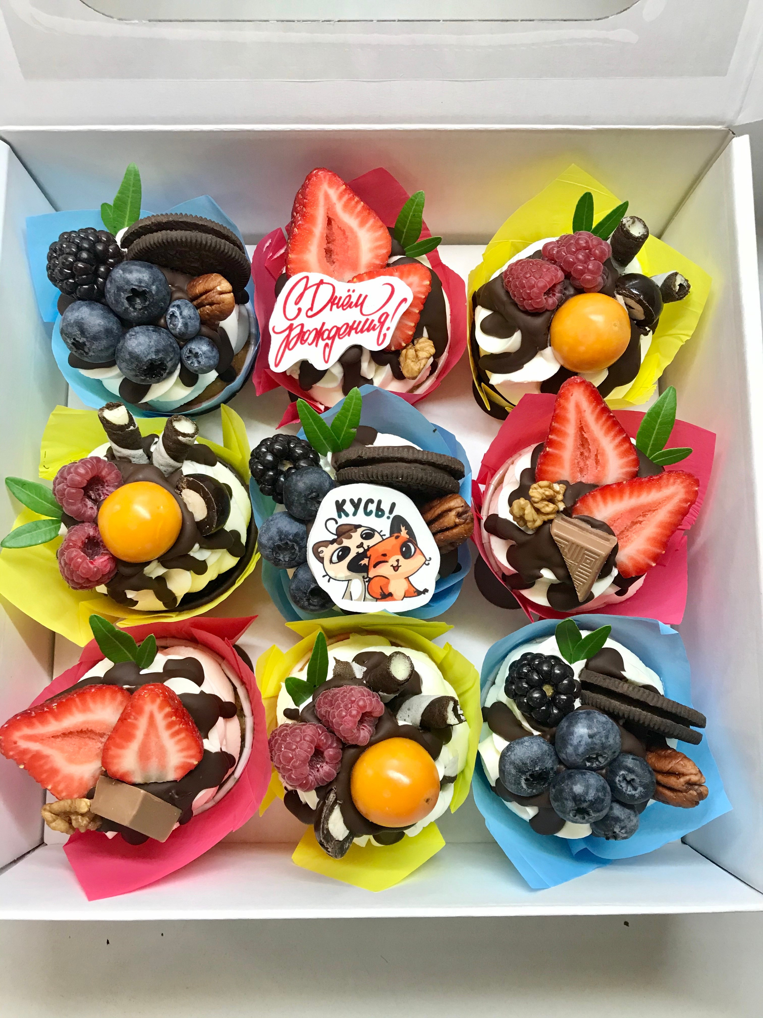 Капкейки стандартные. Katyasugarsugar капкейки, зефир, торты Москва