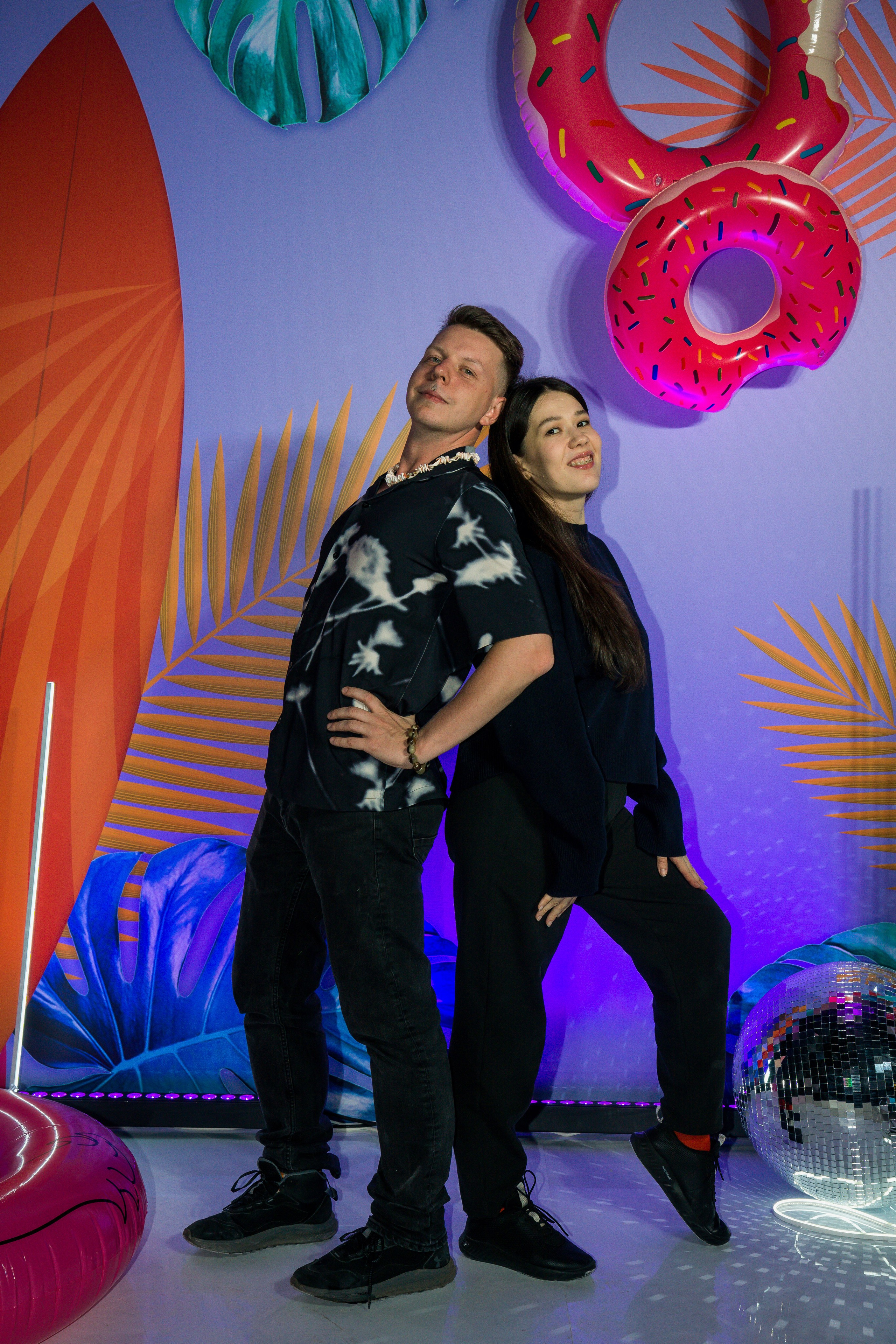 МТС корпоратив Гавайская вечеринка. Фотограф