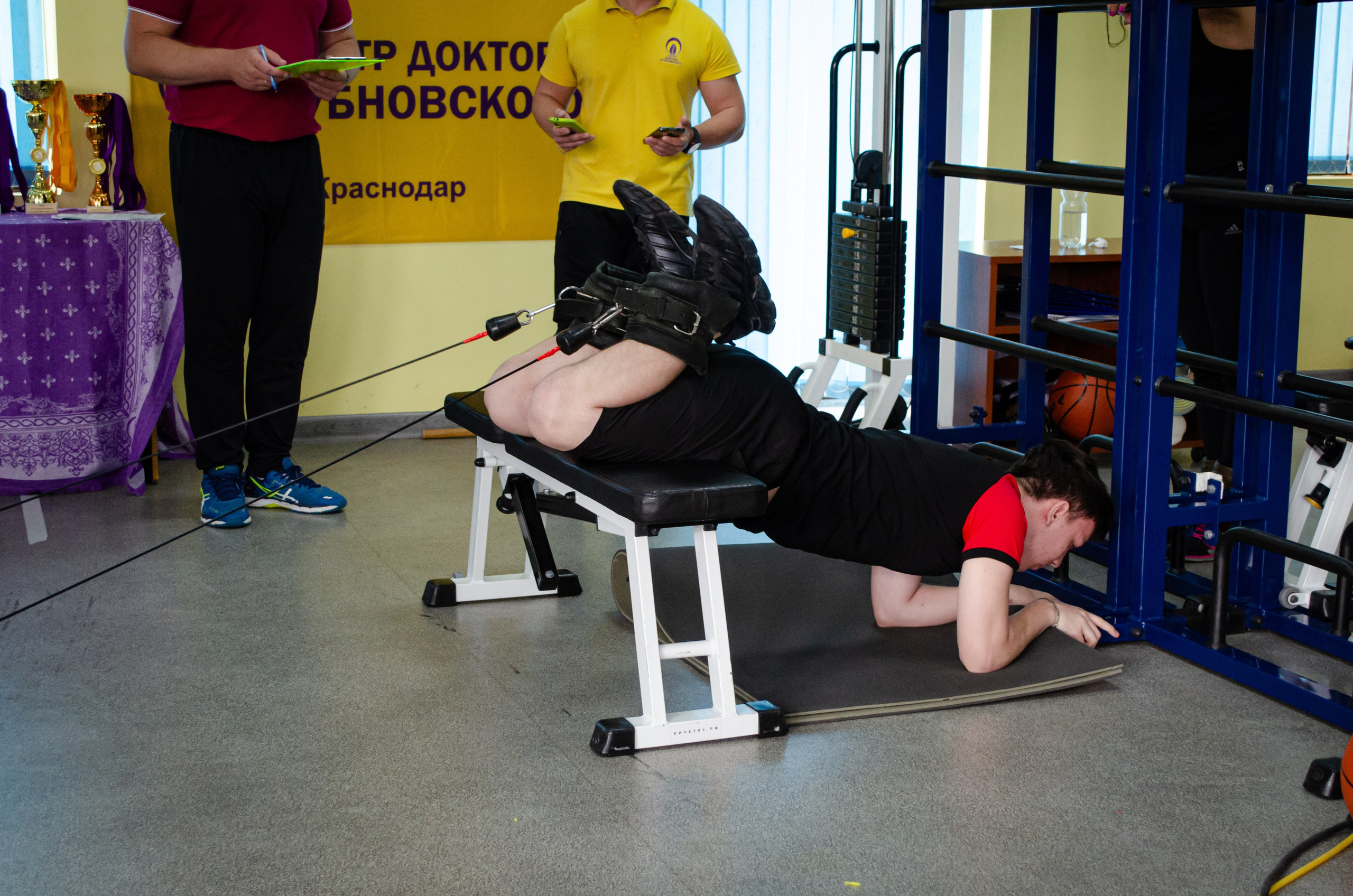 Медицинское спортивное мероприятие. Фотограф