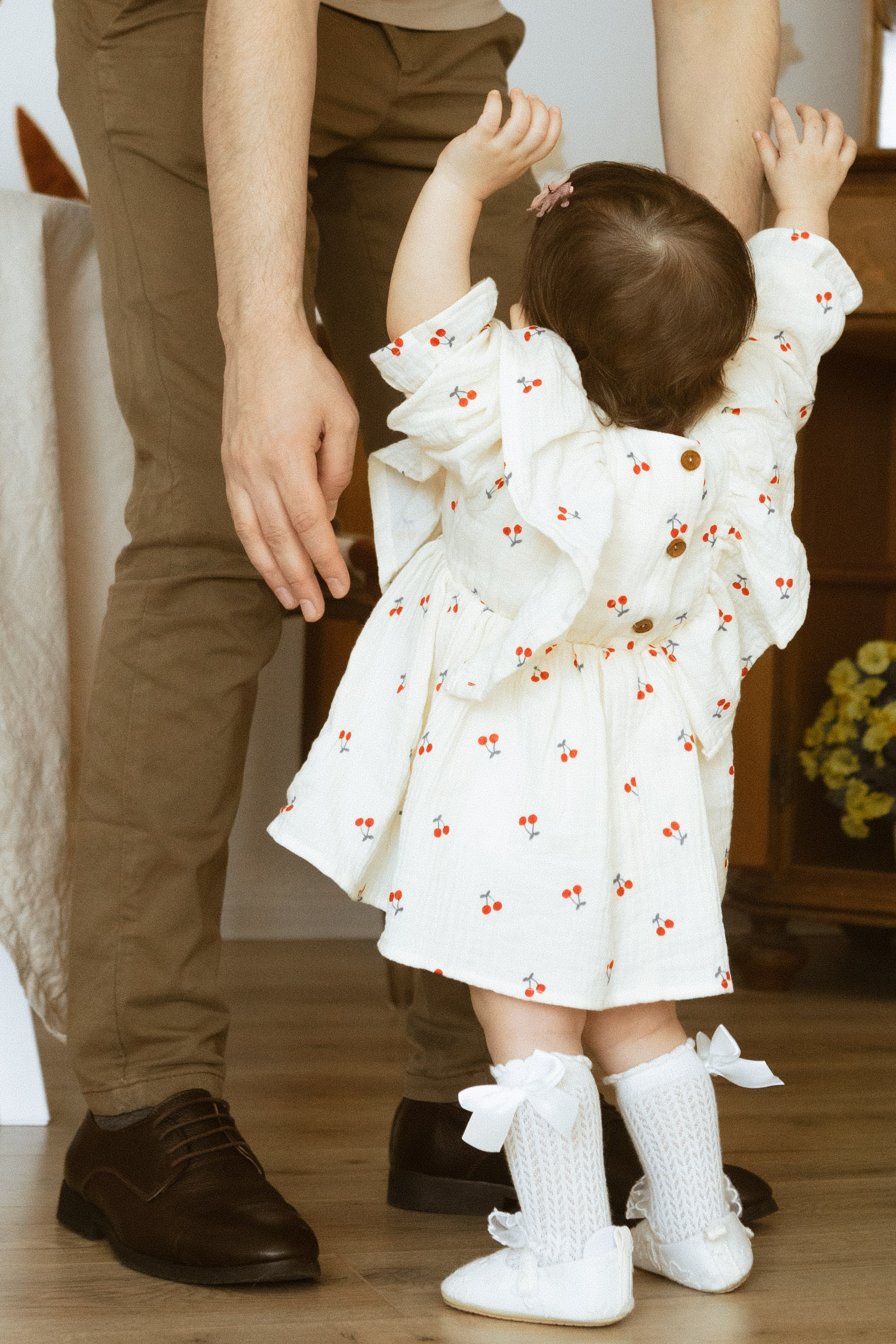 Семейная фотосессия на день рожденья девочки 1 год в студии