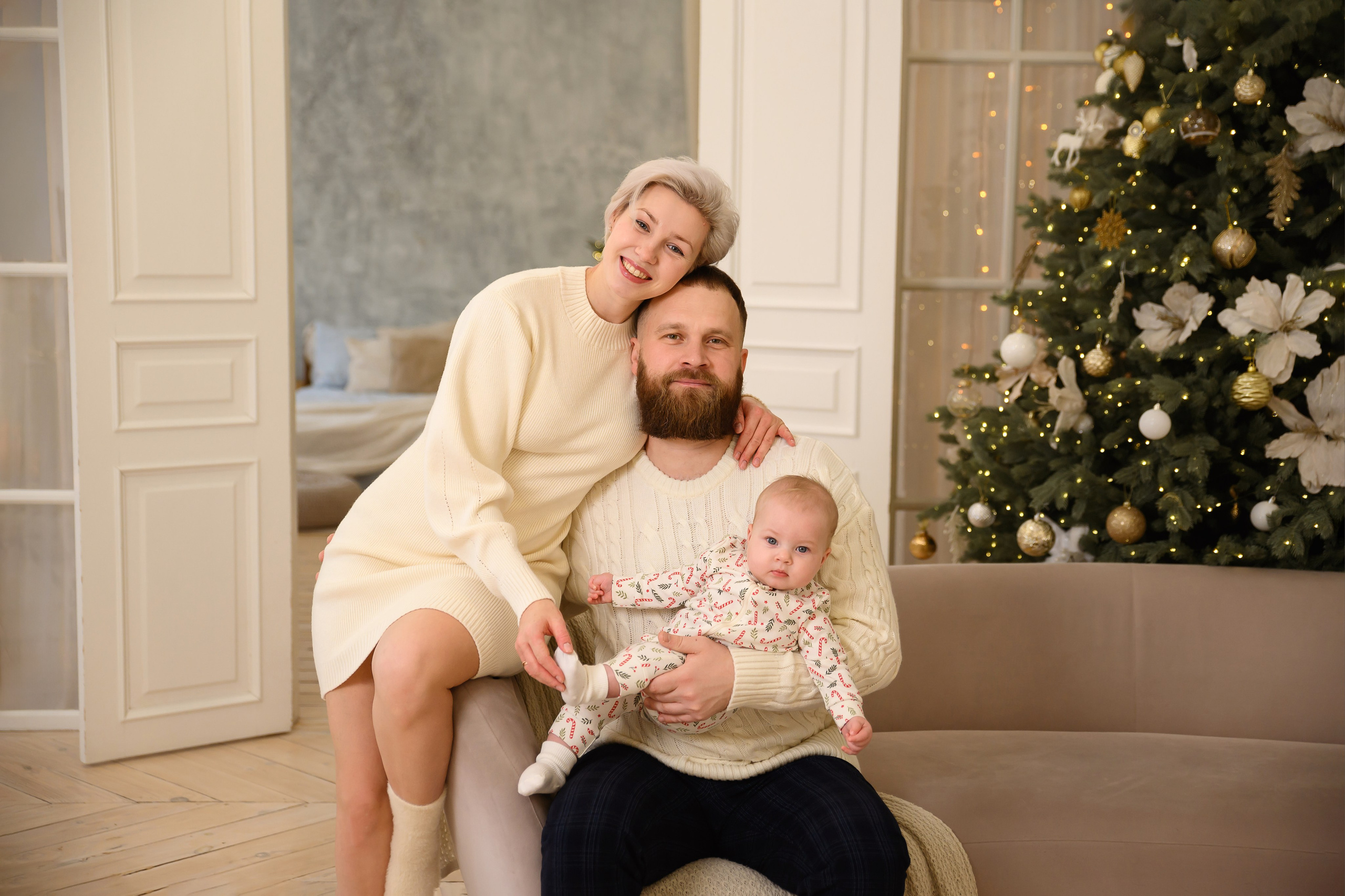 Сонечка и ее первый новый год. Фотограф новорожденных Екатеринбург, Первоуральск