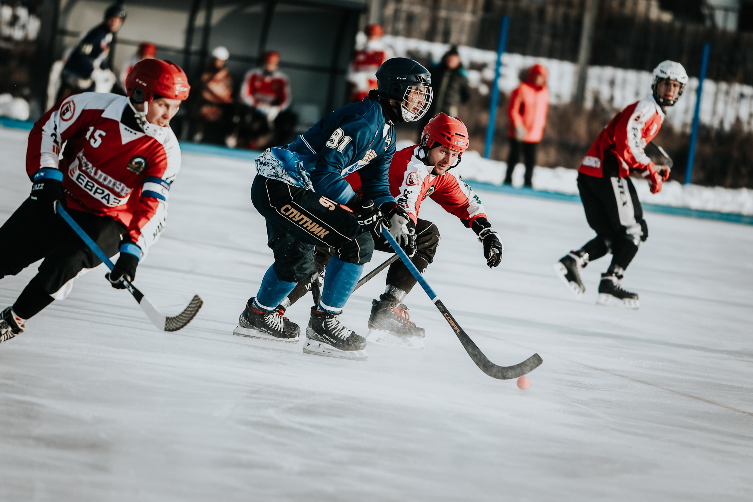 Хоккей с мячом, г. Карпинск. Александра, репортажный и событийный фотограф