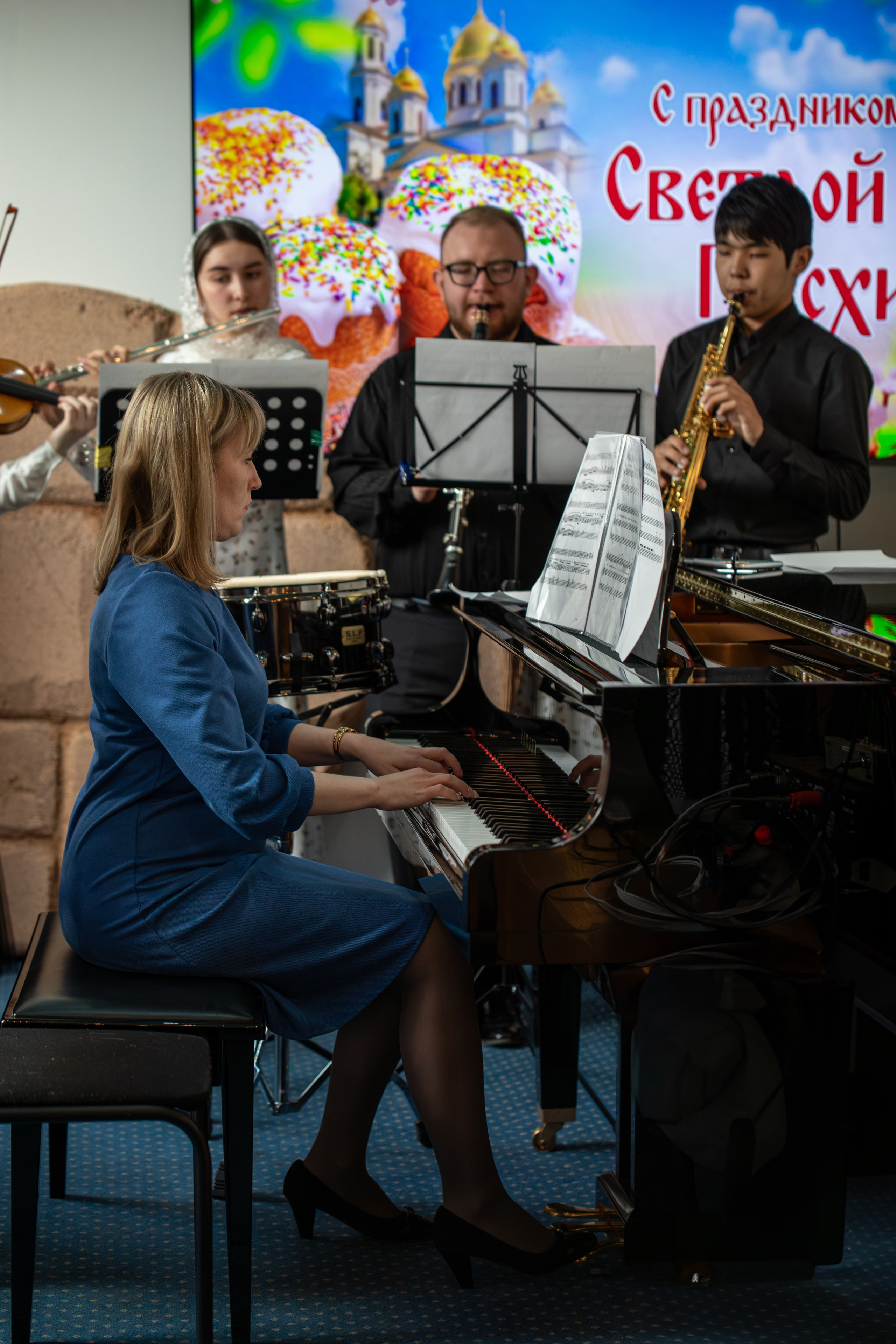 Пасхальный концерт Воскресная школа 2025. Фотограф Таинств Крещение и Венчания г. Магадан Власова Ульяна