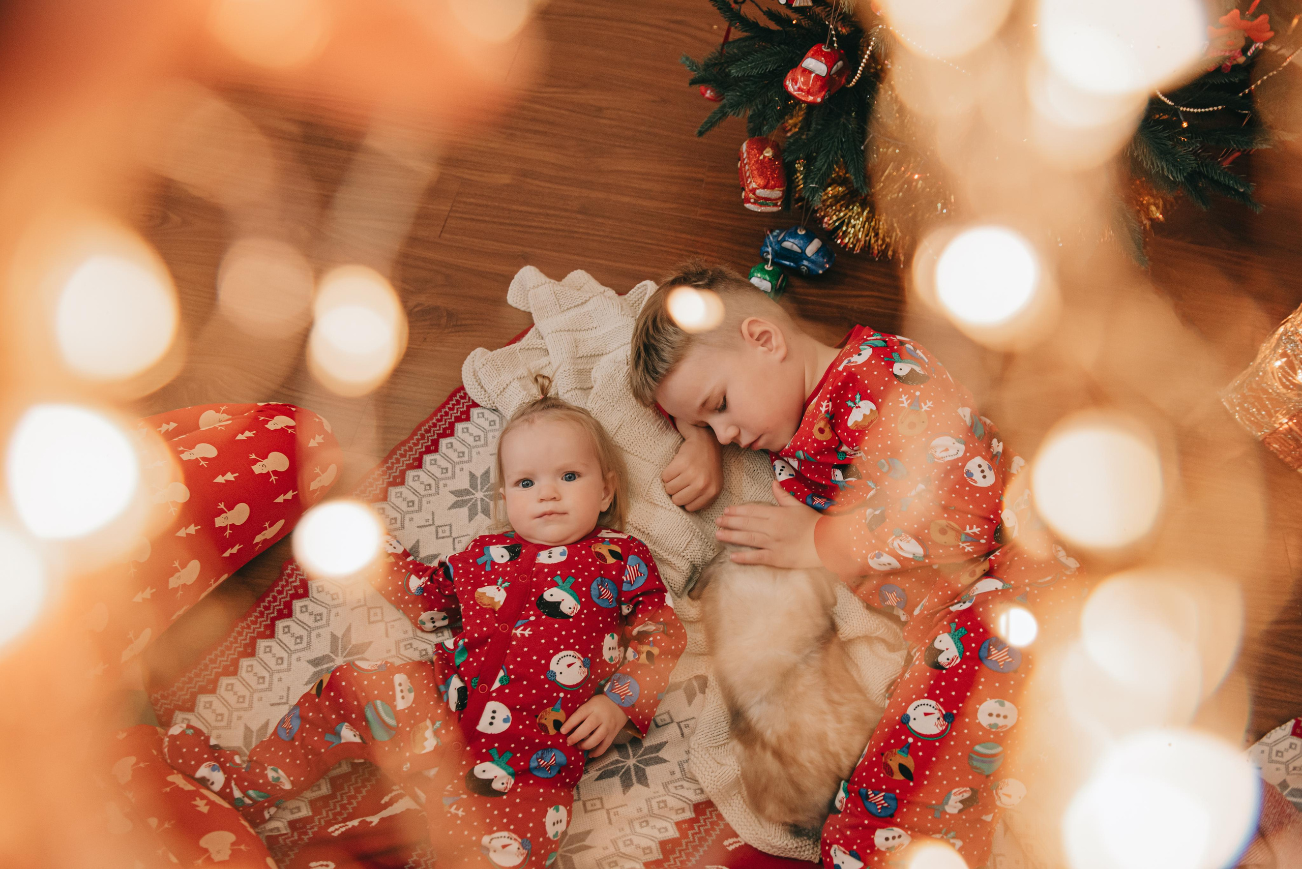 Семейная съемка Рябовых — новогодняя. Фотограф в Краснодаре Зеленкина Дарья