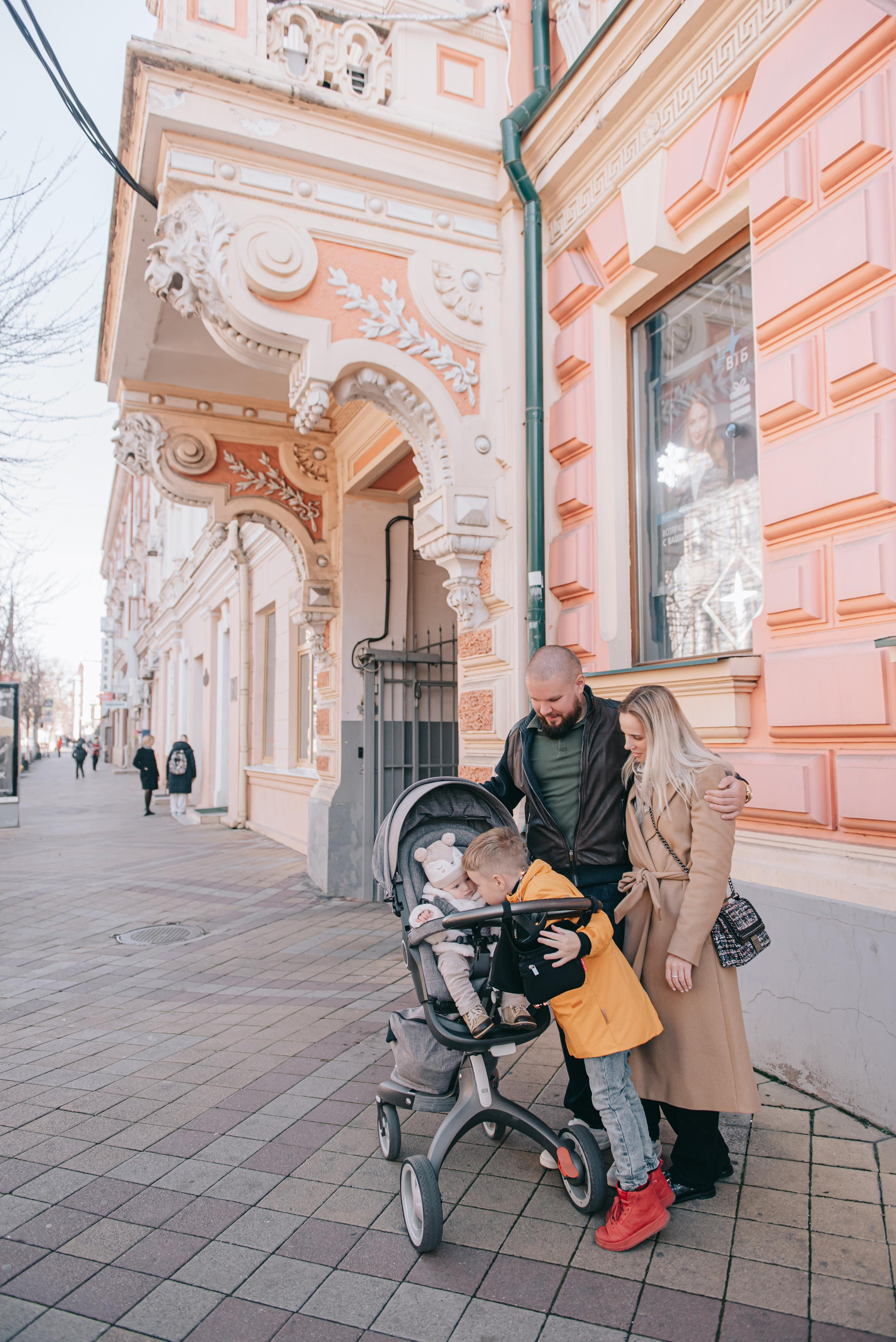 Семейная съемка Рябовых — новогодняя. Фотограф в Краснодаре Зеленкина Дарья
