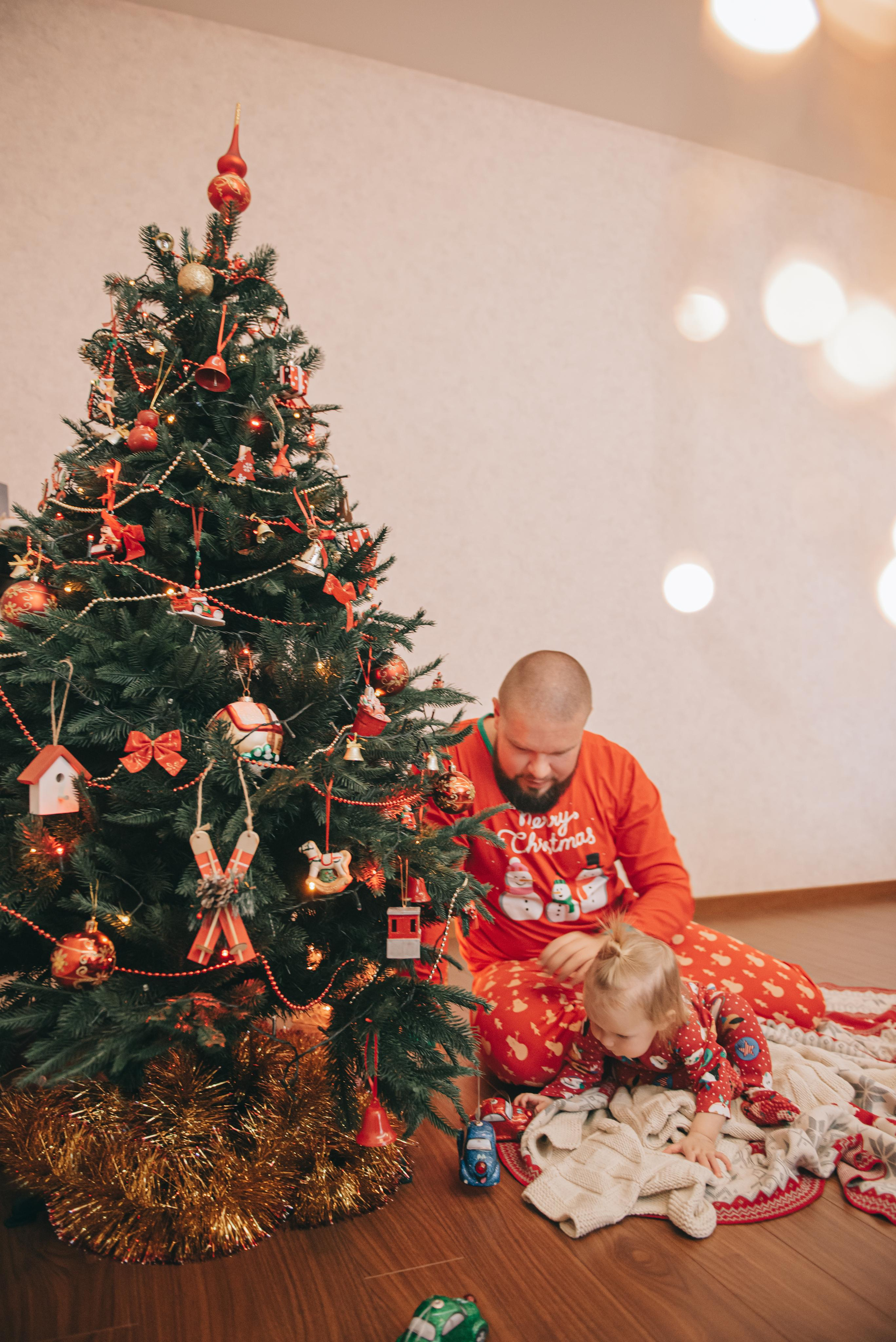 Семейная съемка Рябовых — новогодняя. Фотограф в Краснодаре Зеленкина Дарья