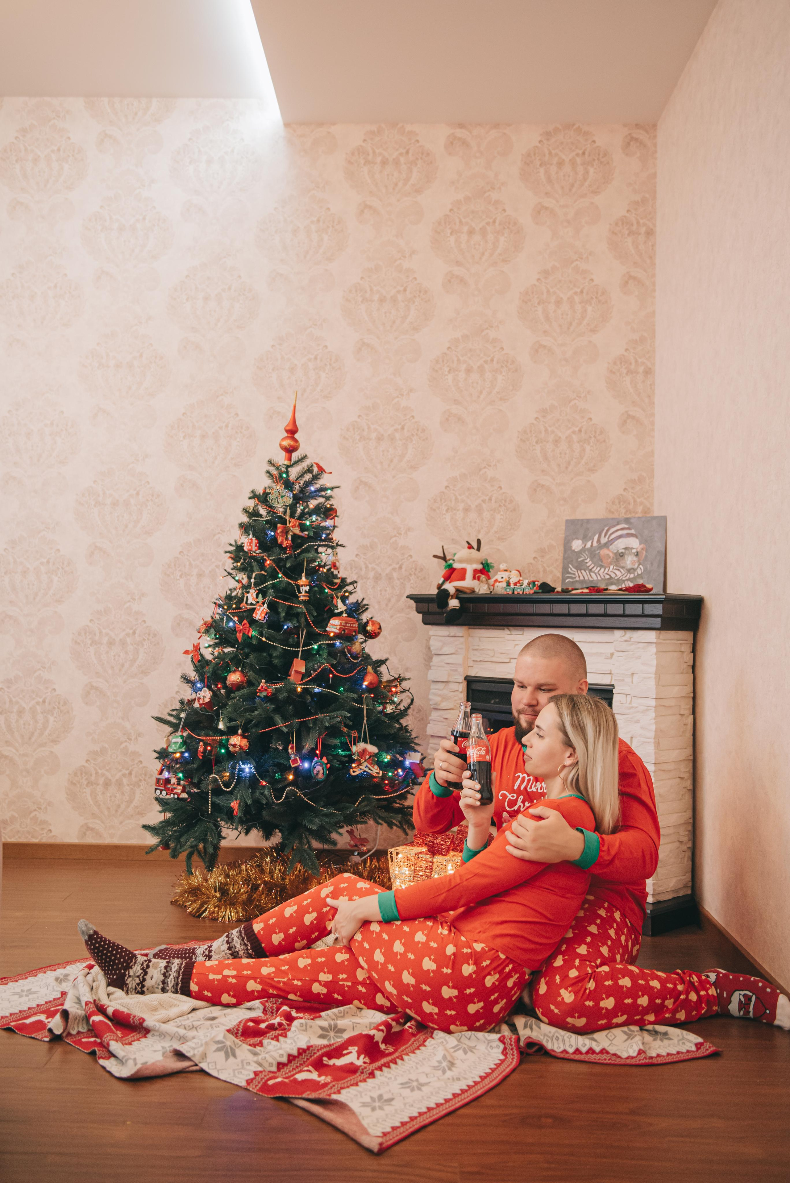 Семейная съемка Рябовых — новогодняя. Фотограф в Краснодаре Зеленкина Дарья