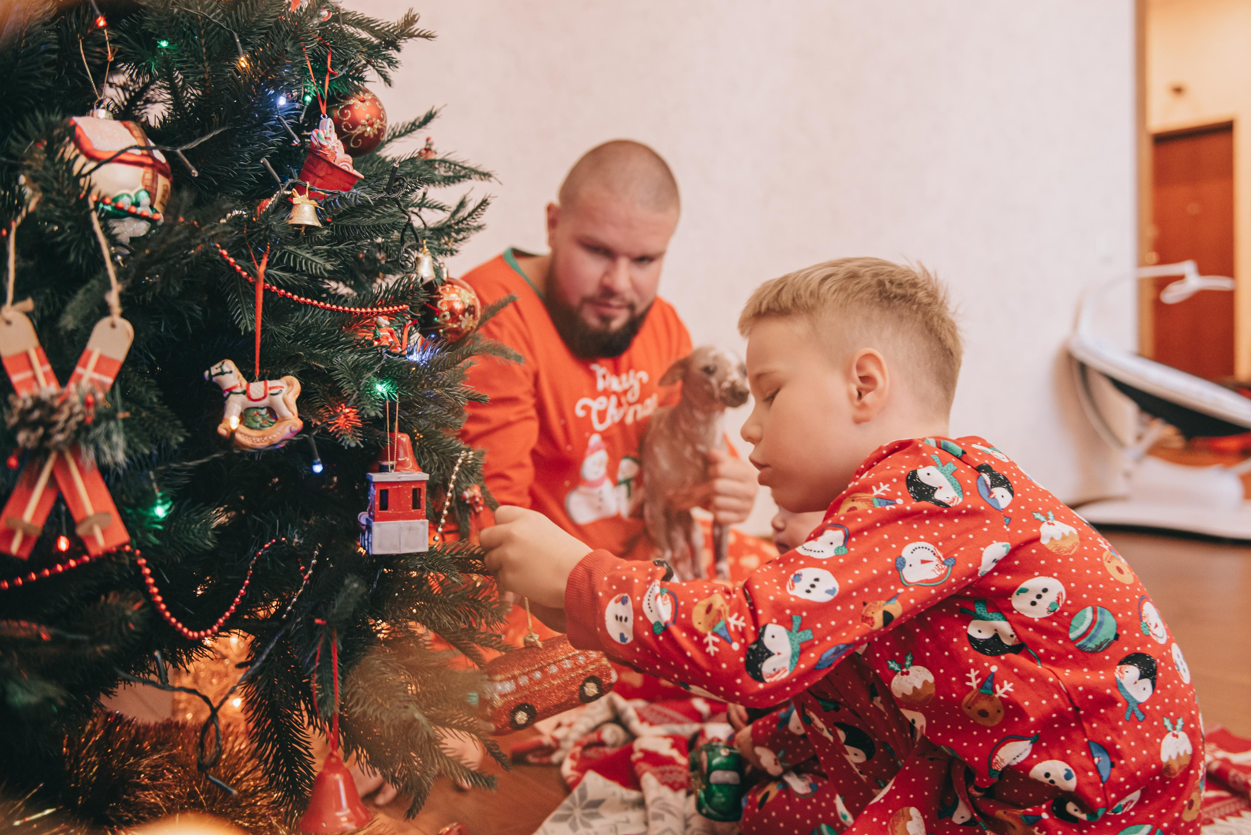 Семейная съемка Рябовых — новогодняя. Фотограф в Краснодаре Зеленкина Дарья