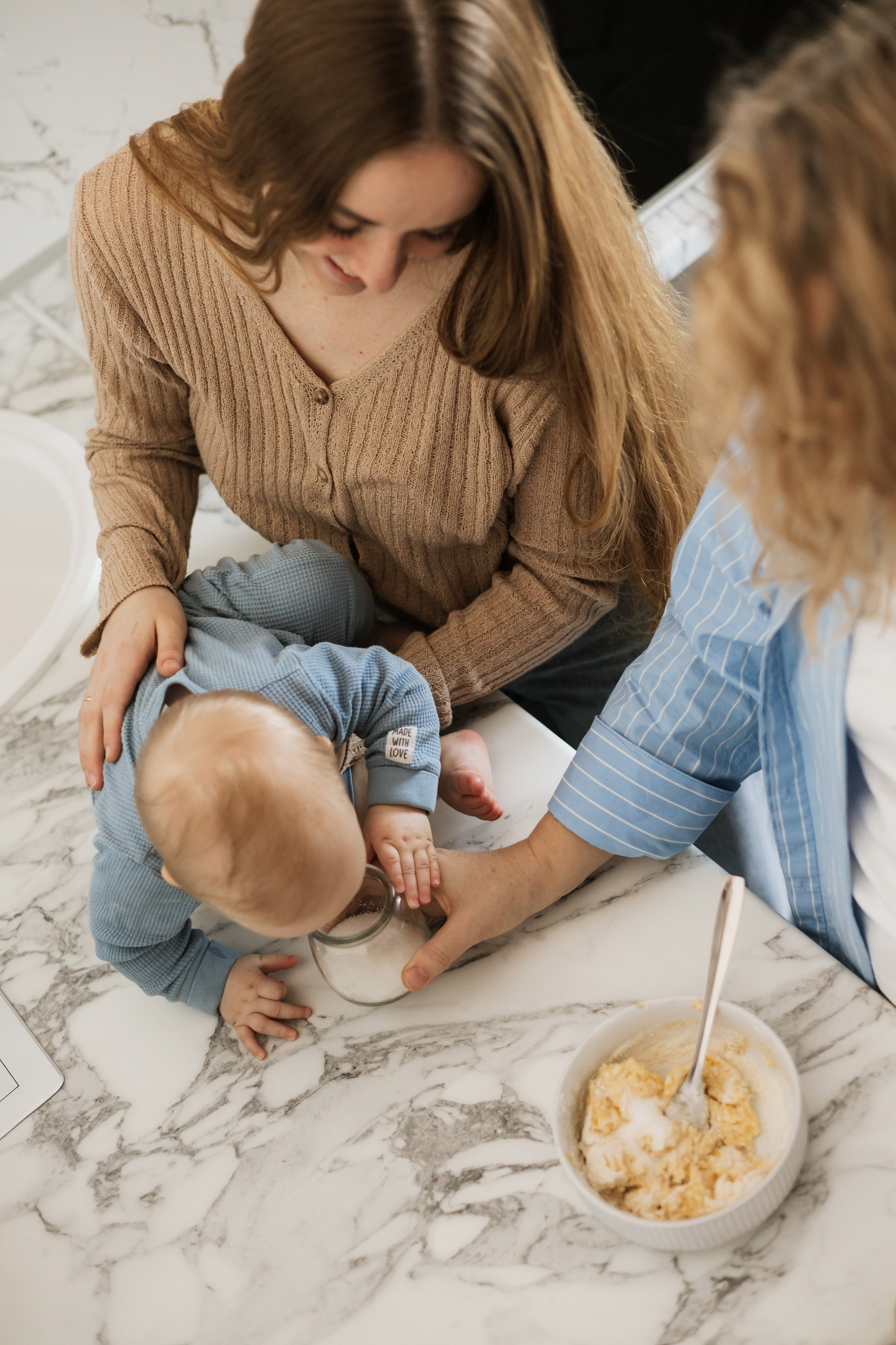 Тимоша с мамой и бабушкой. Фотограф в Кемерово Миллер Анна
