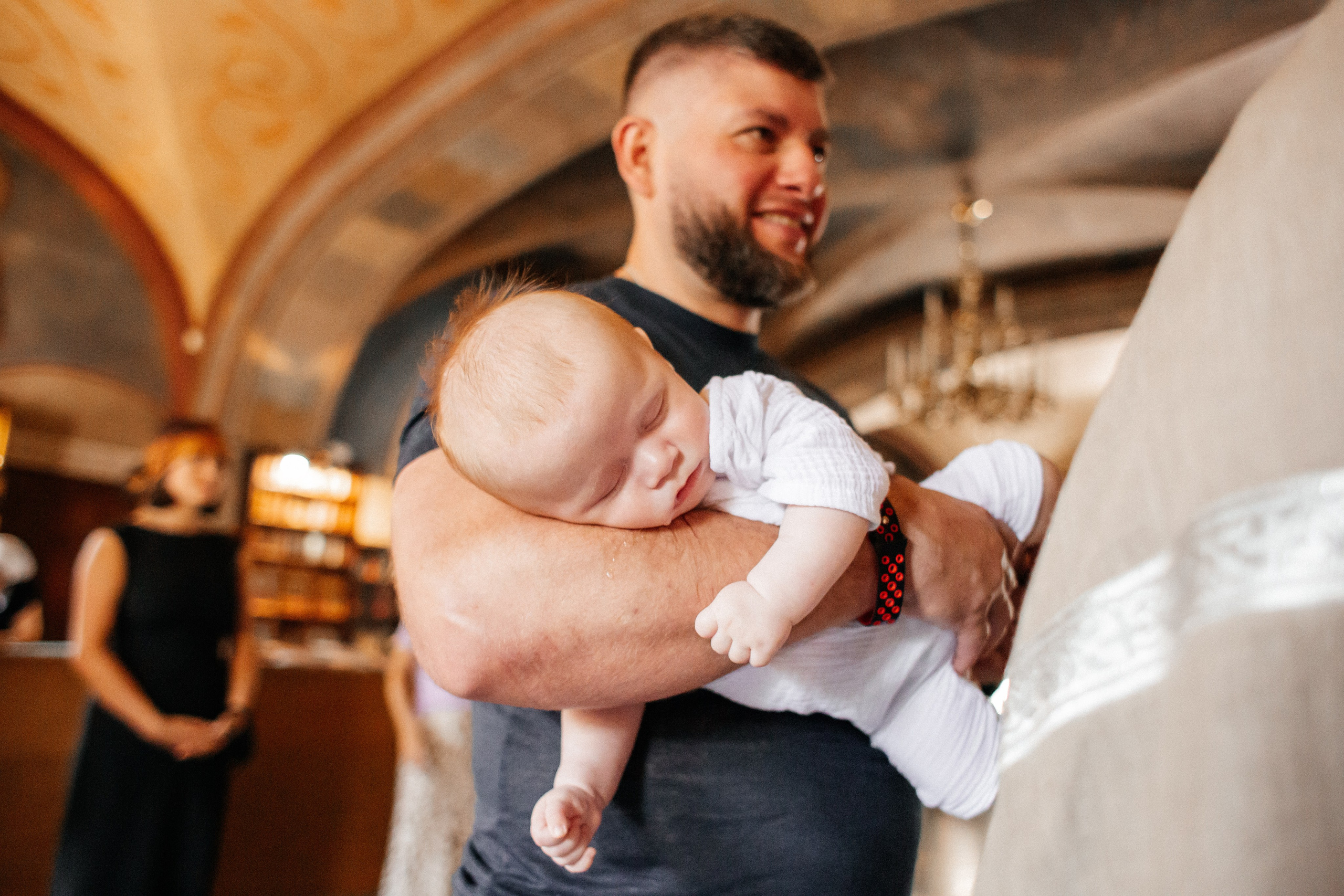 Крещение Матвея. Семейный фотограф Виктория Потехина Москва