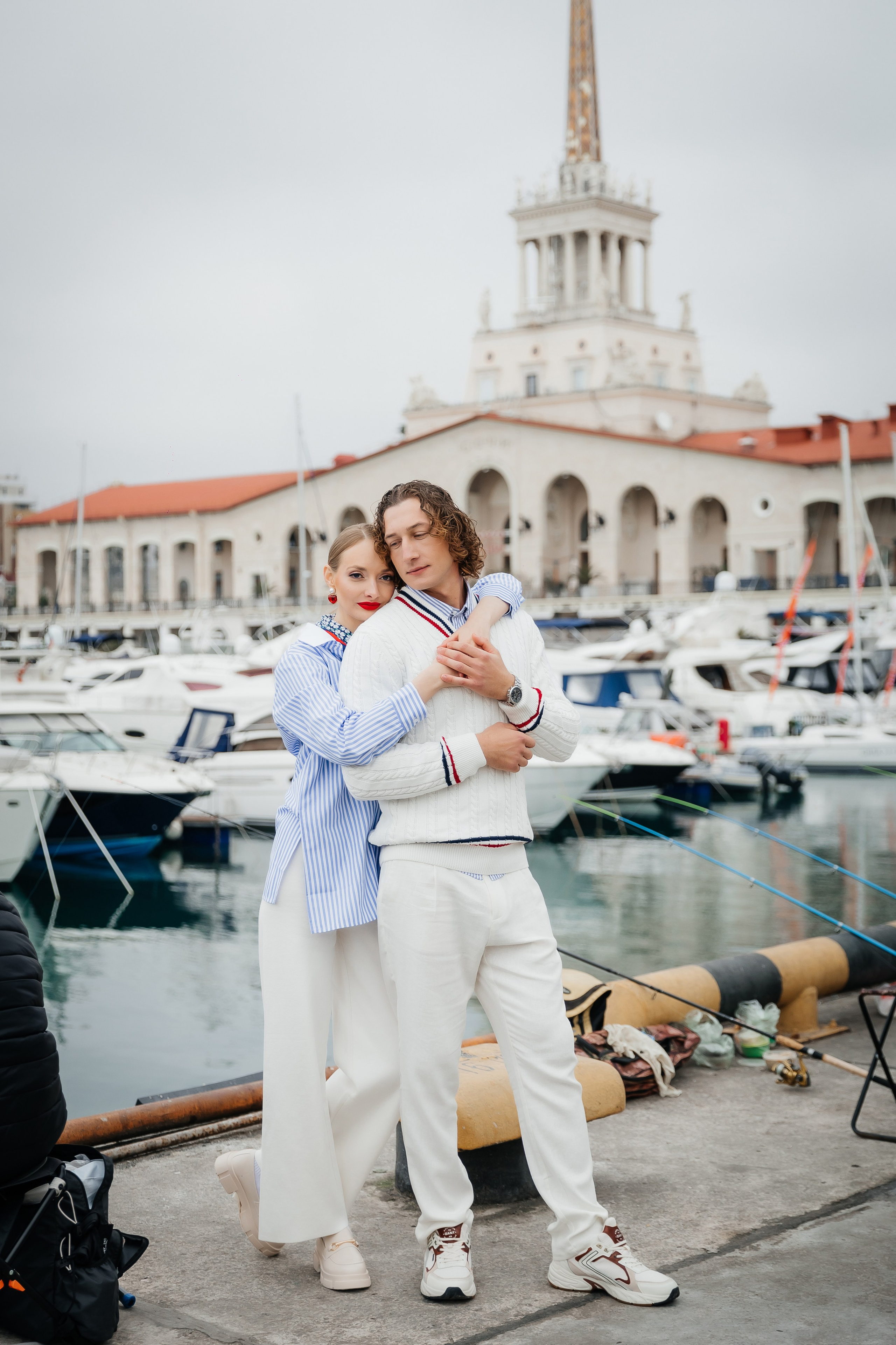 В морском порту. Свадебный и семейный фотограф Краснодарский край