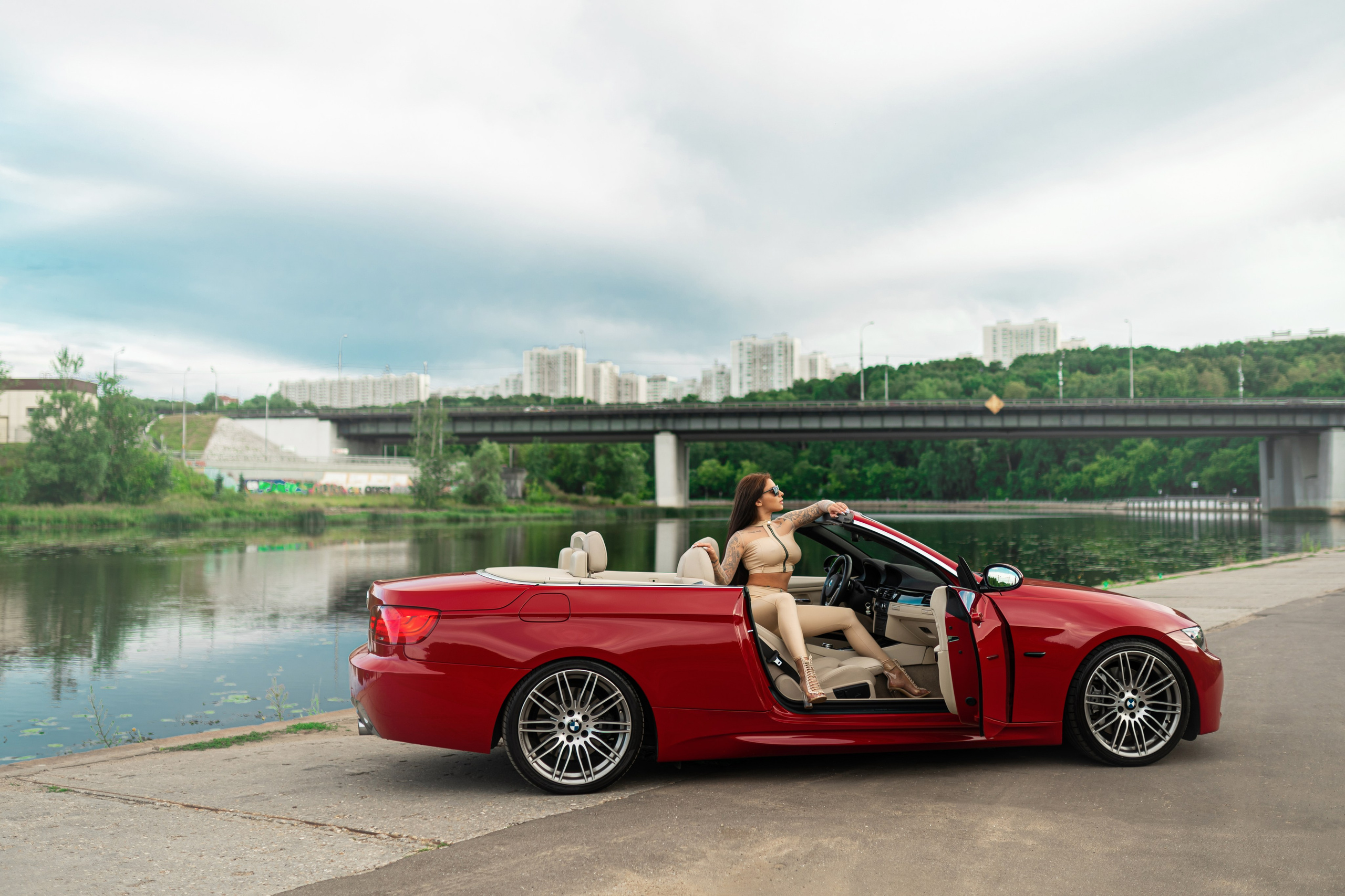 Julia x BMW. Автомобильный фотограф в Москве | Базилев Александр