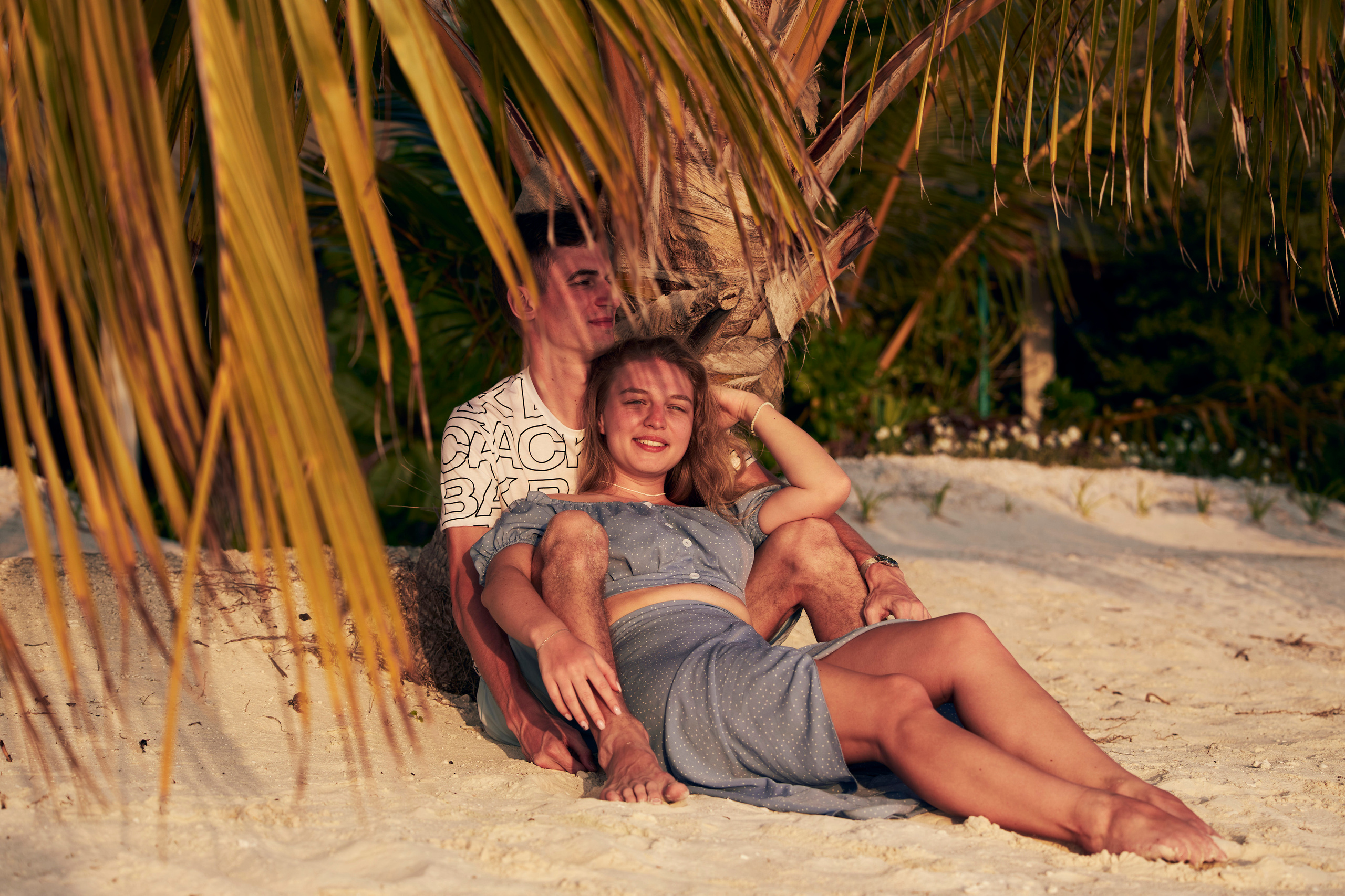 Love Story для Лизы и Вани на атолле Адду. Анна Потявина. Фотограф Москва