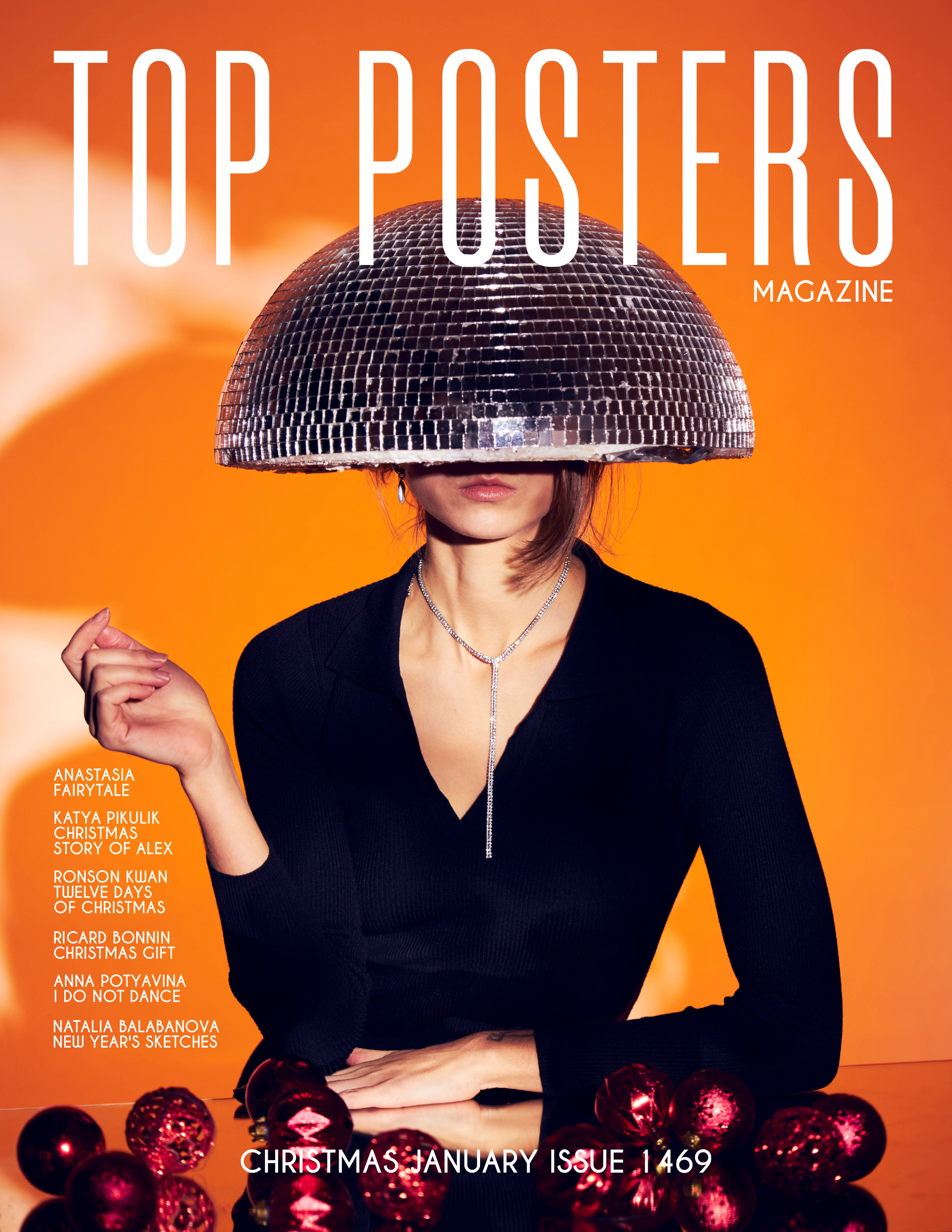 Обложка журнала Top Posters рождественский выпуск 2022 год