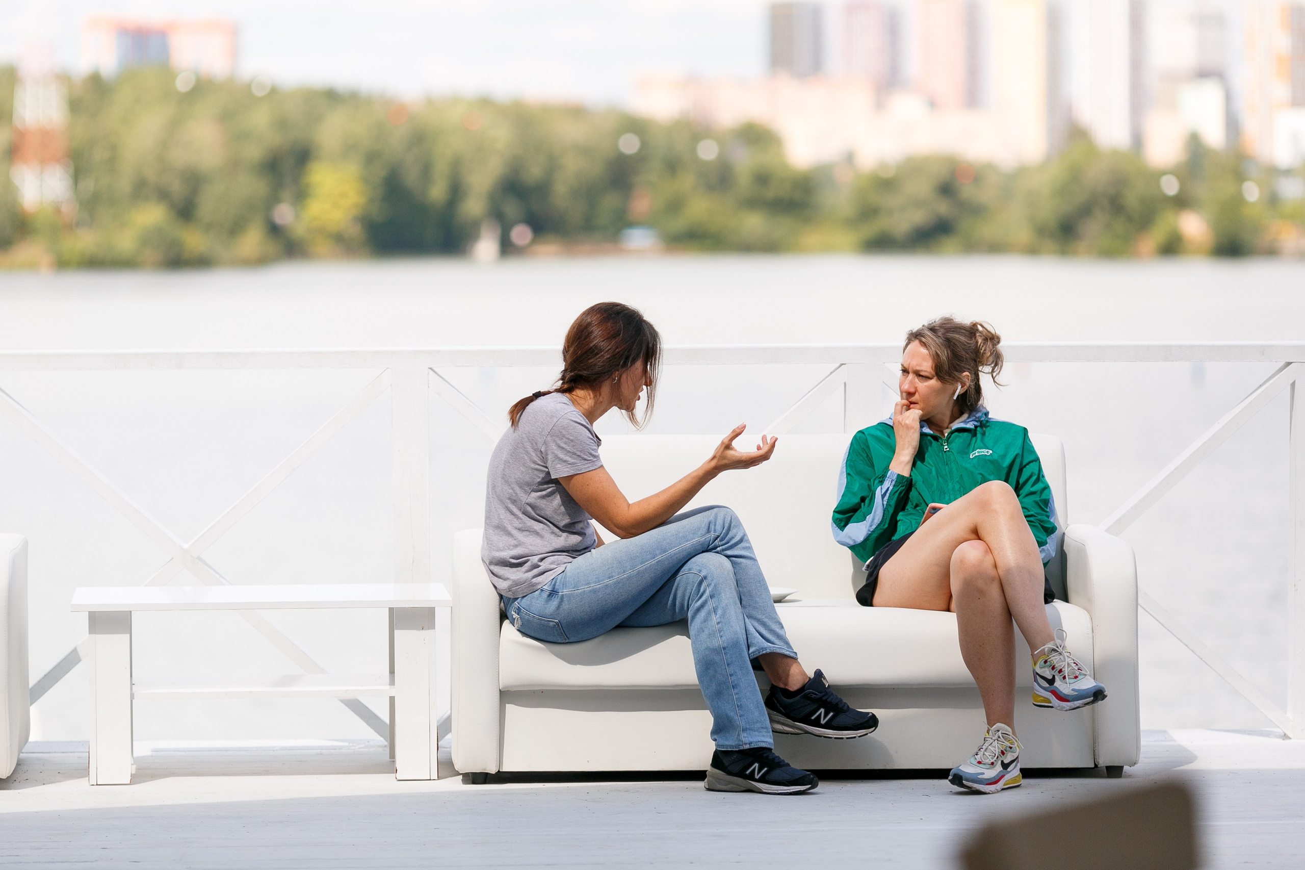 Выездной коучинг на берегу Строгинской поймы. Репортажный фотограф Борис Геер