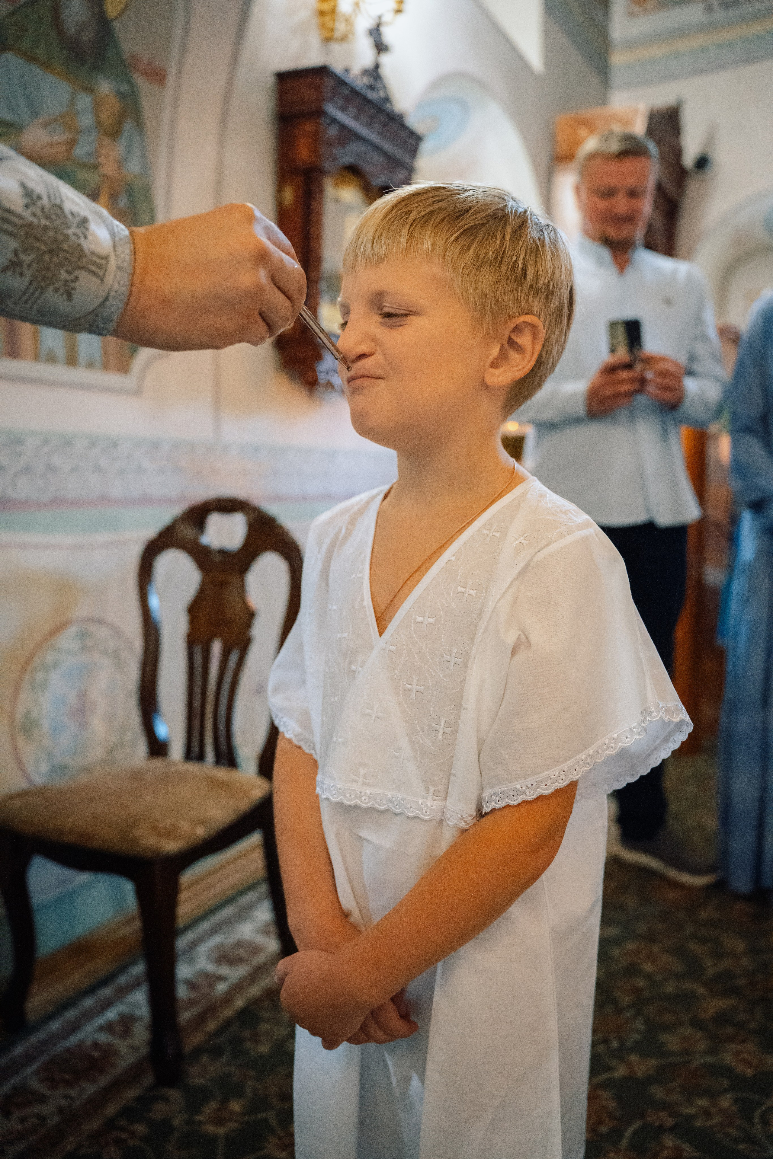 Крещение Марка. Фотограф Казакова Анастасия