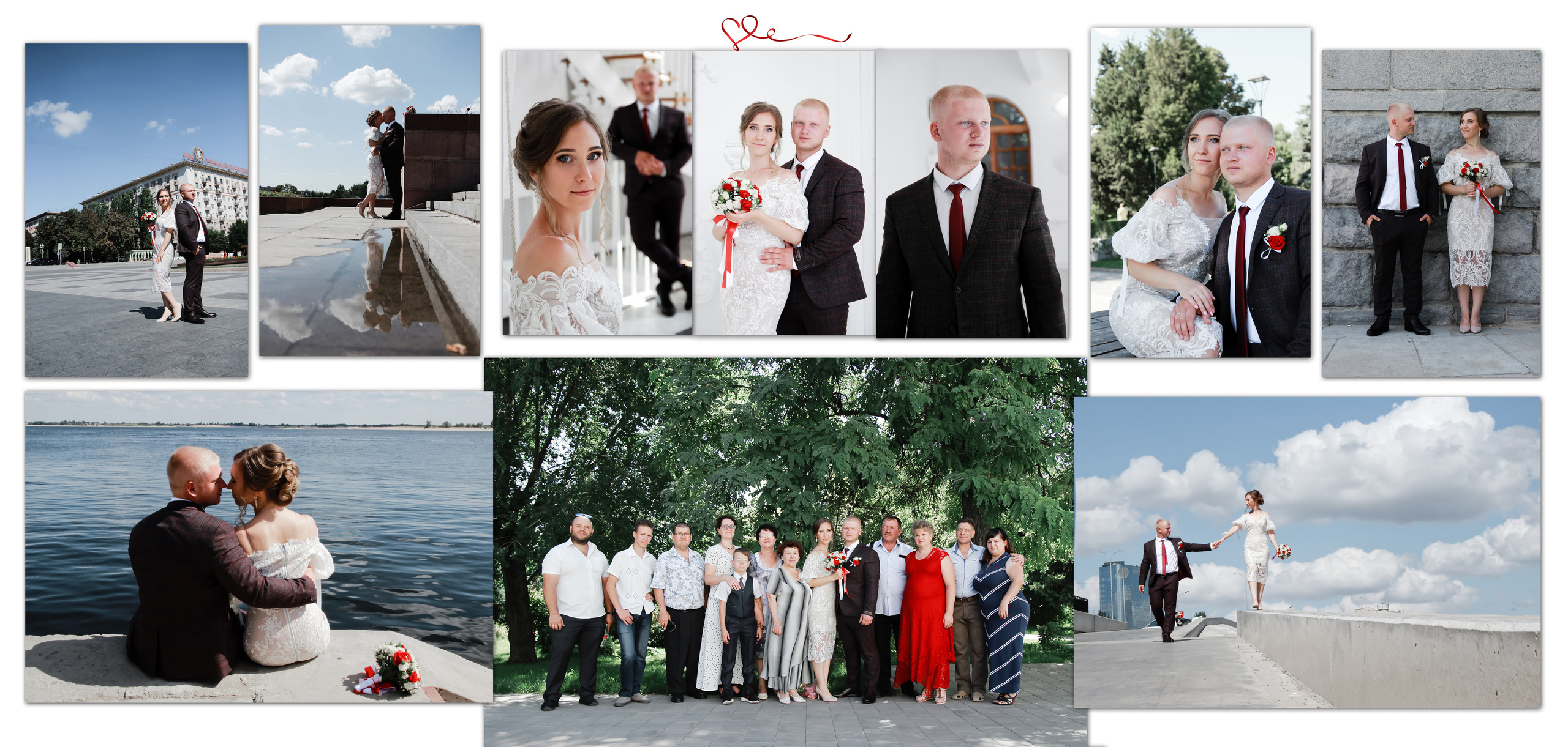 Трио-папка (А4 в сложенном виде). Свадебный фотограф Волгоград, Волжский