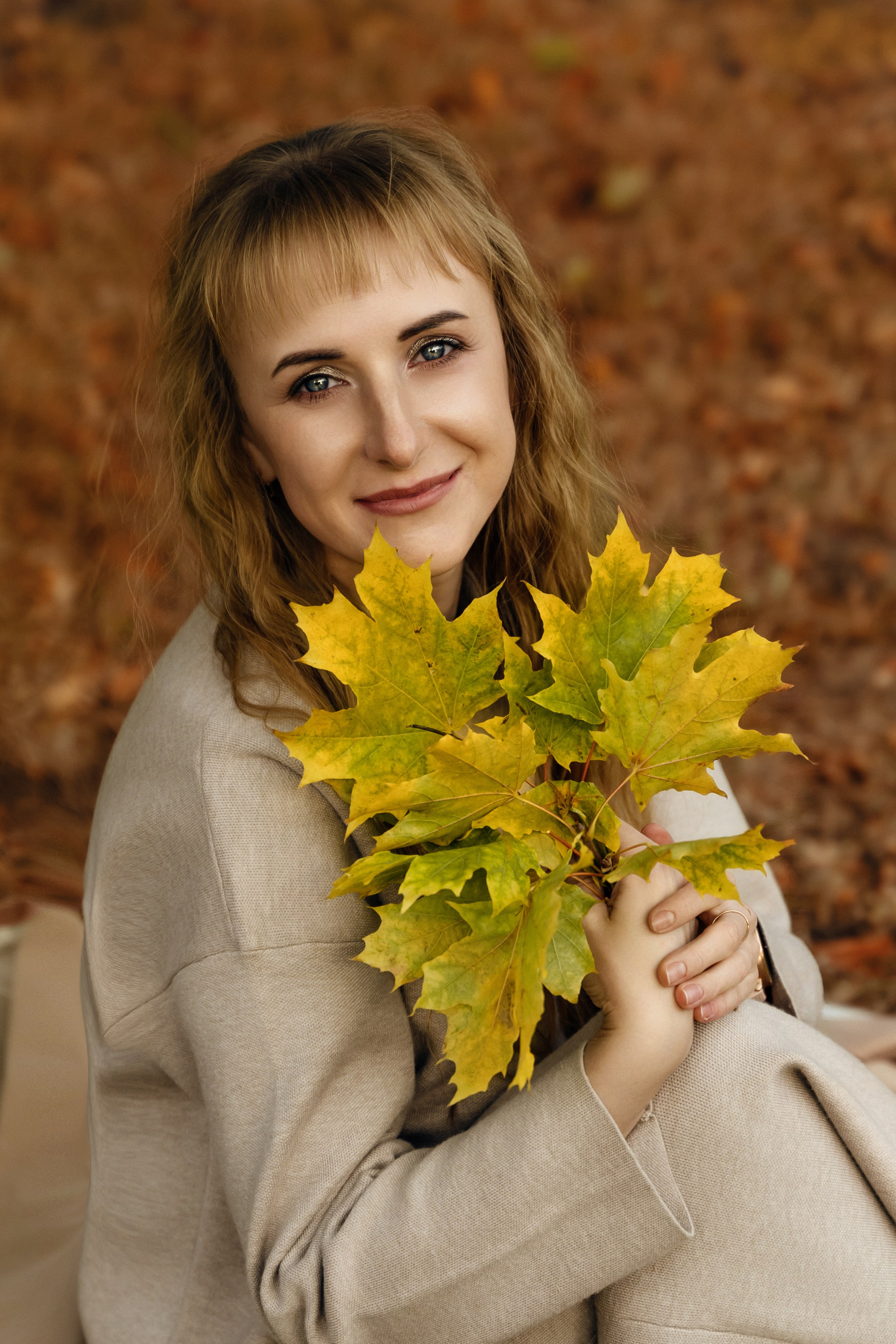 Осенняя фотосессия в стиле Love Story. Семейный фотограф в Белгороде Амелина Алина