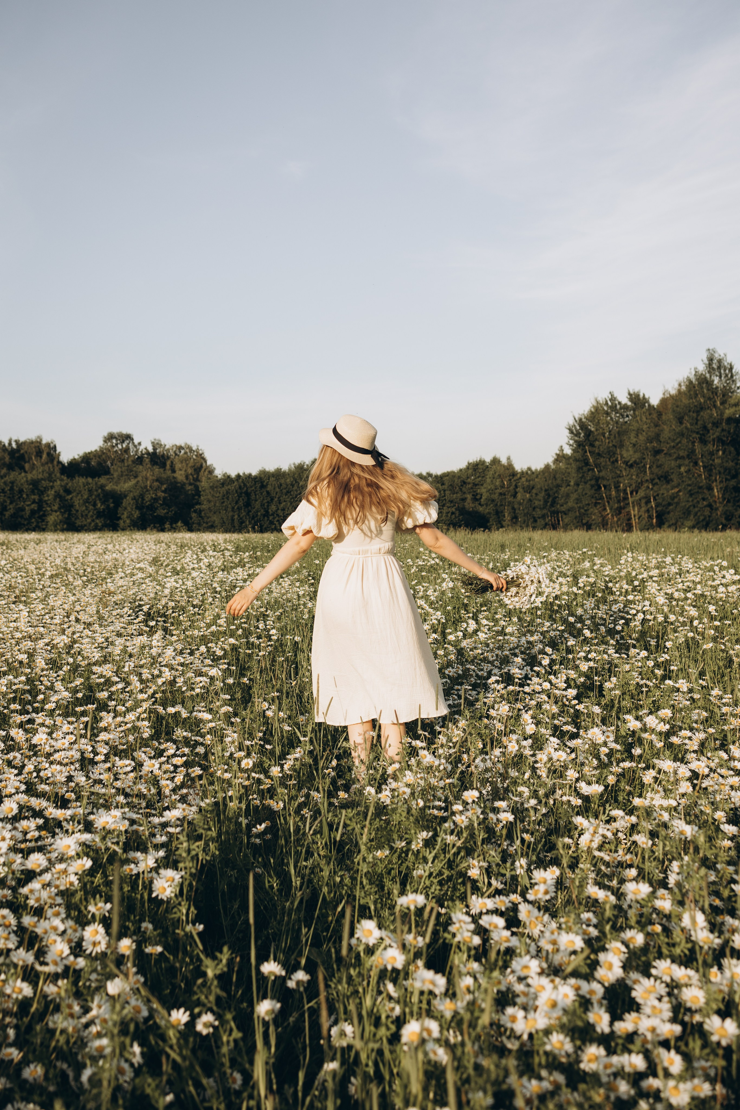 Маша и ромашки. Семейный фотограф в Москве Виктория Ястребинская