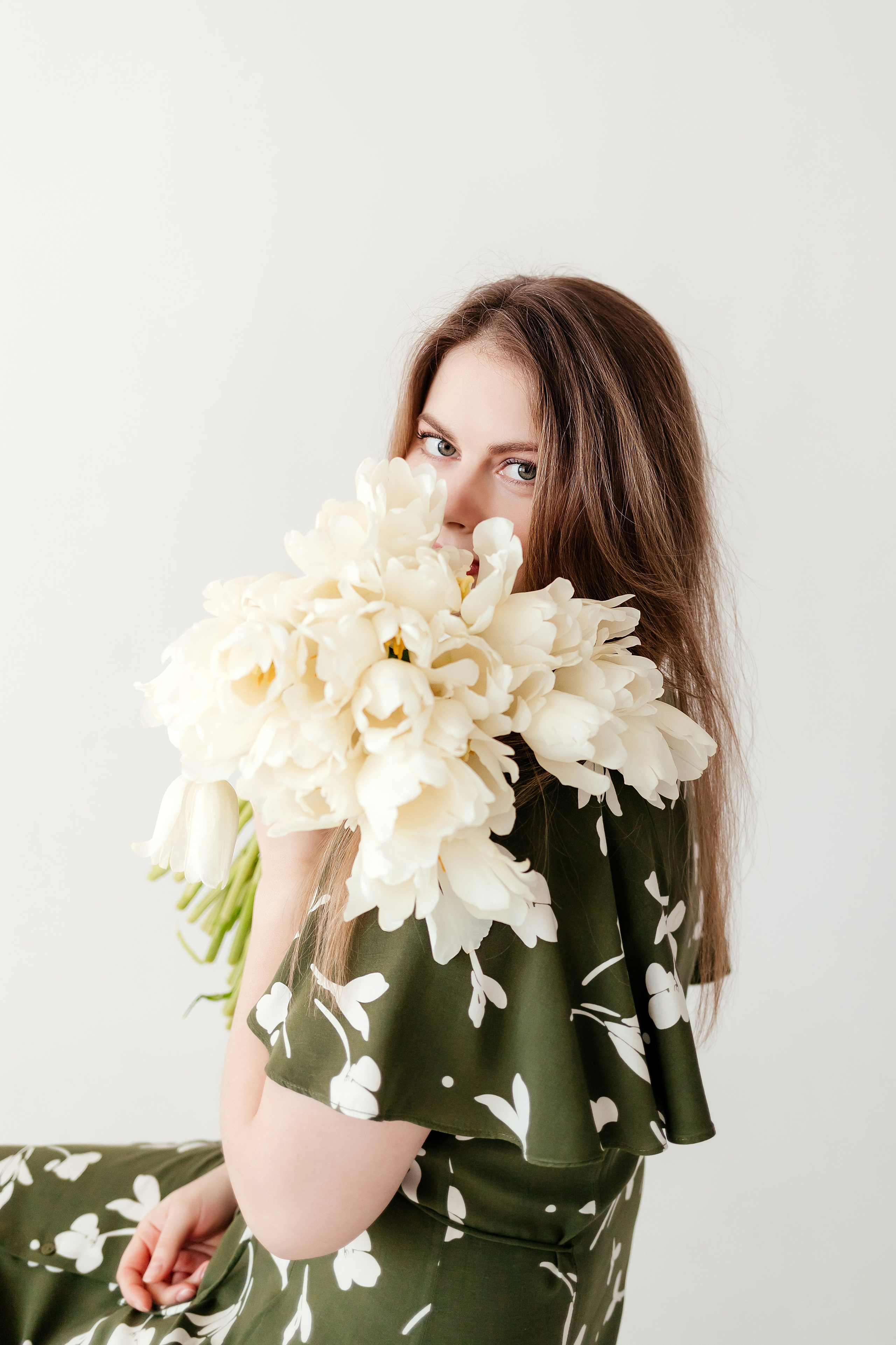 Съёмка с цветами. Семейный фотограф в Минске Приболовец Светлана