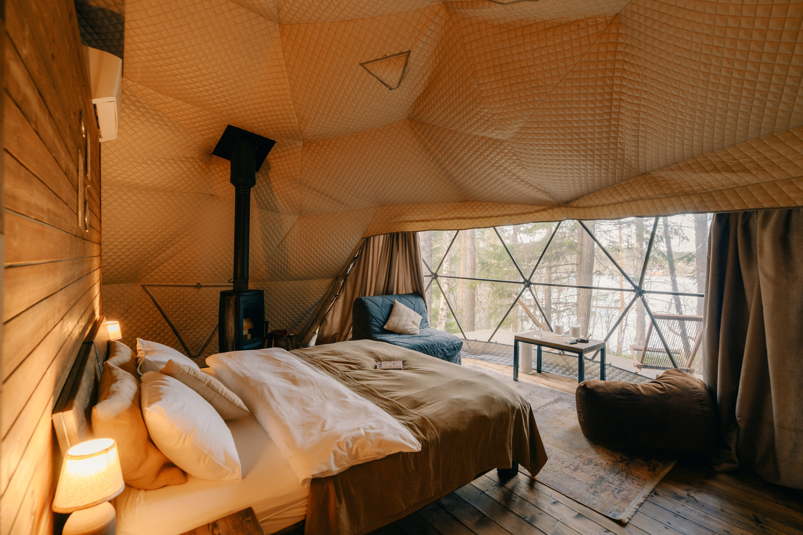 Глэмпинг в Карелии Villy Uley. Асхат Бардынов