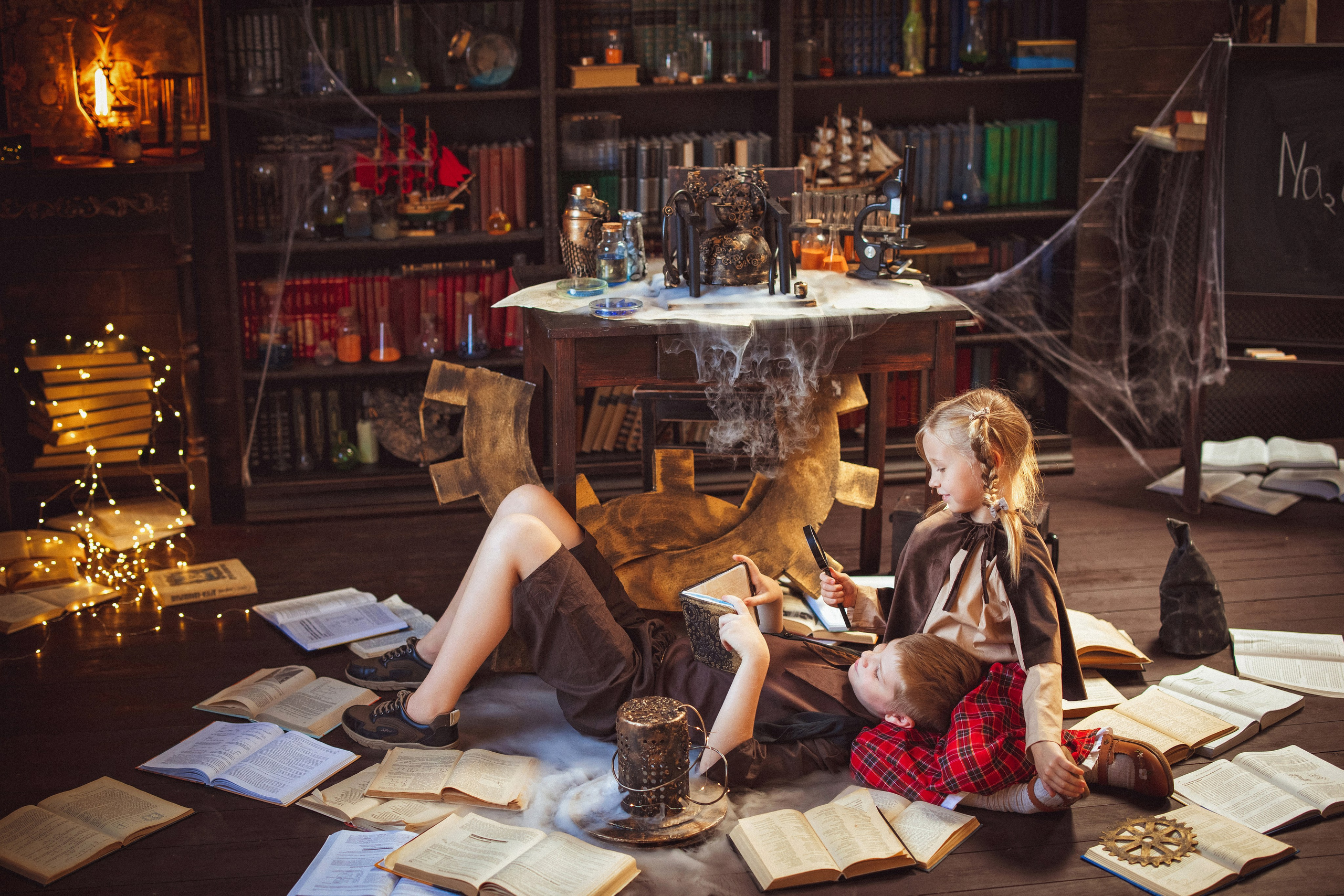 Детская фотосессия «Наука и Опыты». Семейный и детский фотограф в Краснодаре Анна Трашкова