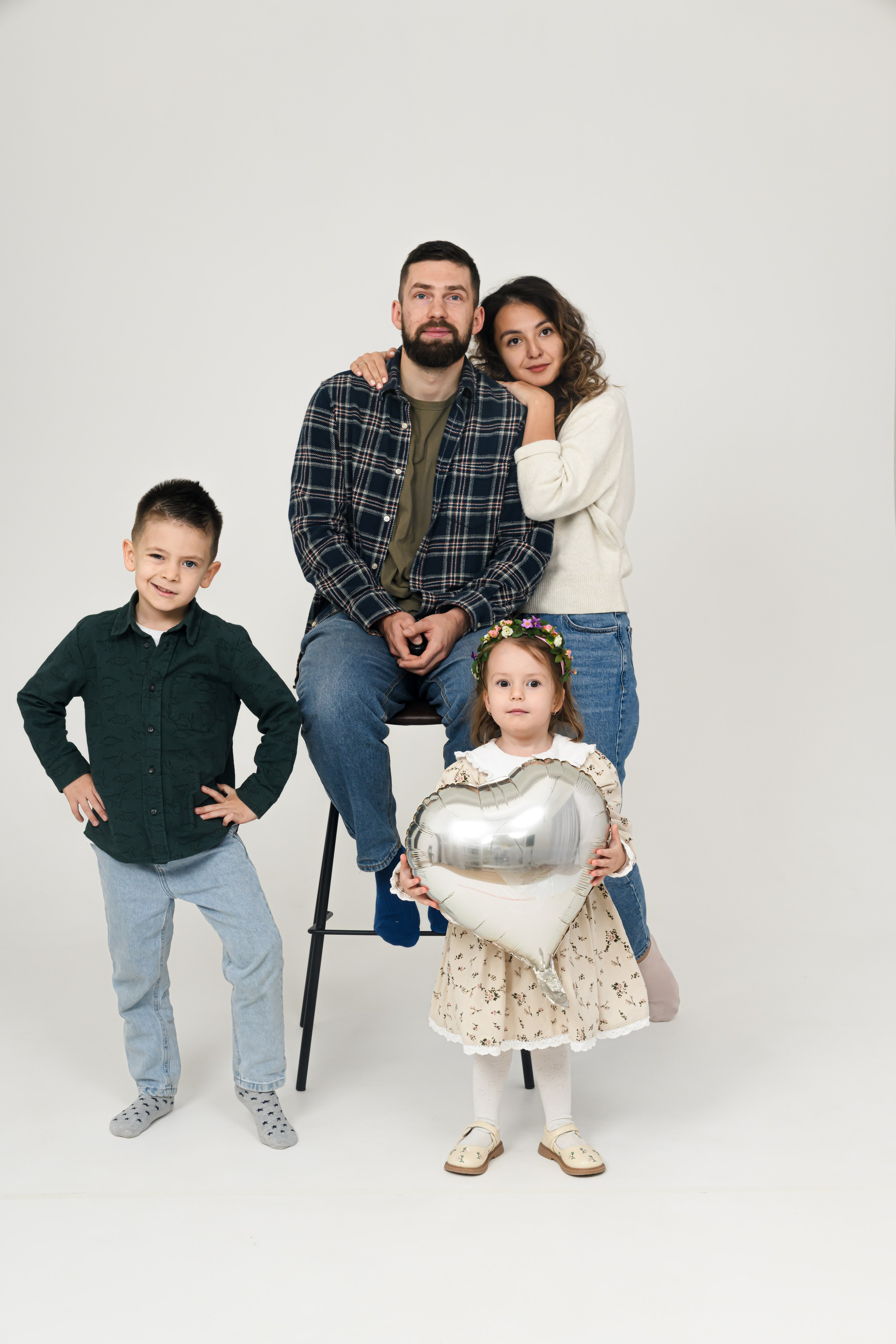 С семьей и друзьями. ON студия автопортрета в Москве