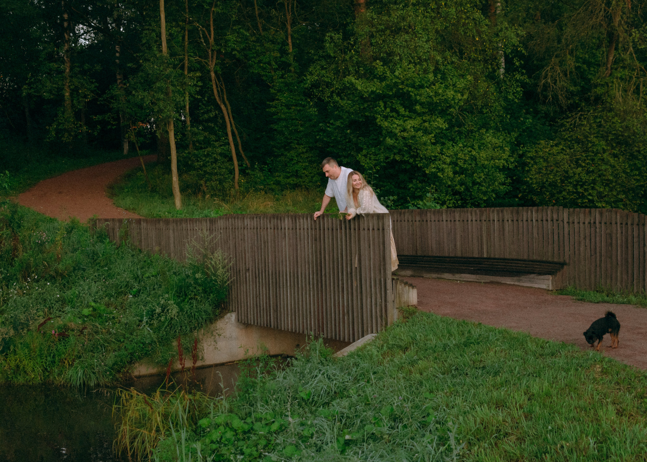 Оксана, Кирилл и Кеша. Фотограф-анималист Ксения Воробьева, Москва
