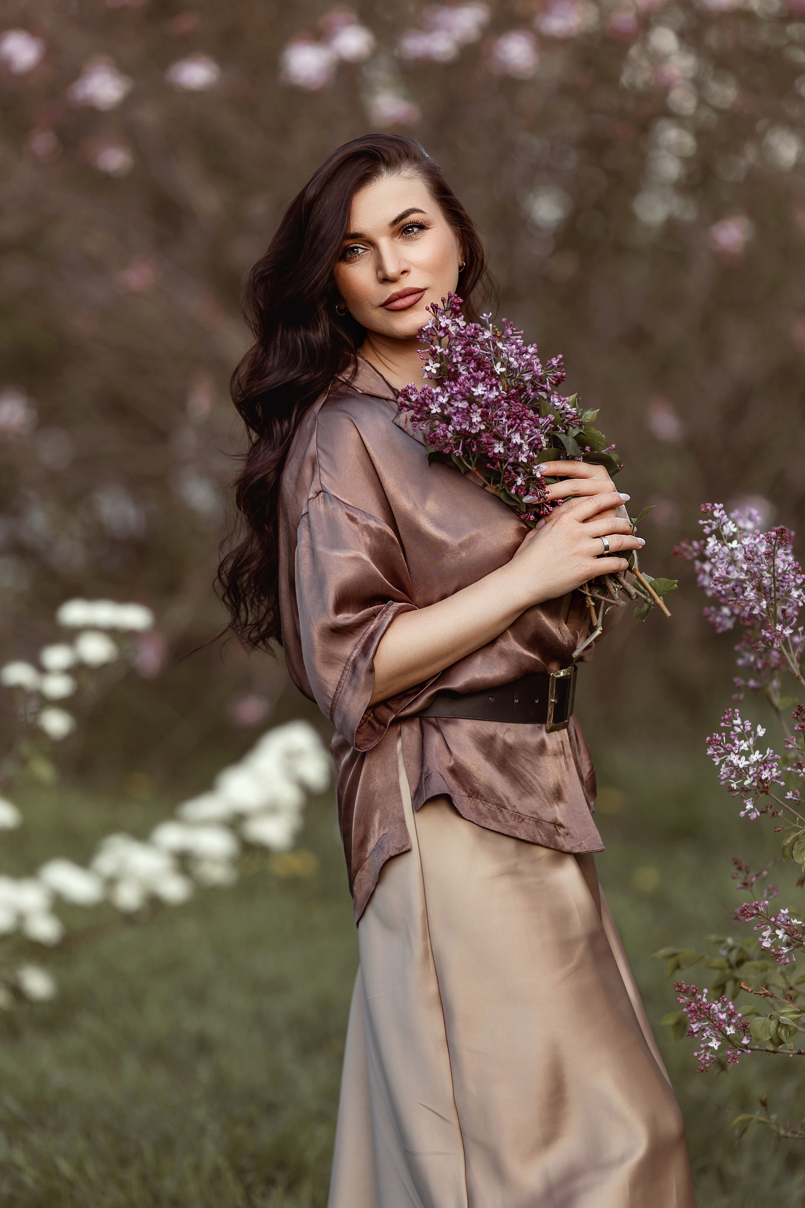 Съёмка в цветущих садах. Детский и семейный фотограф Елена Воропаева