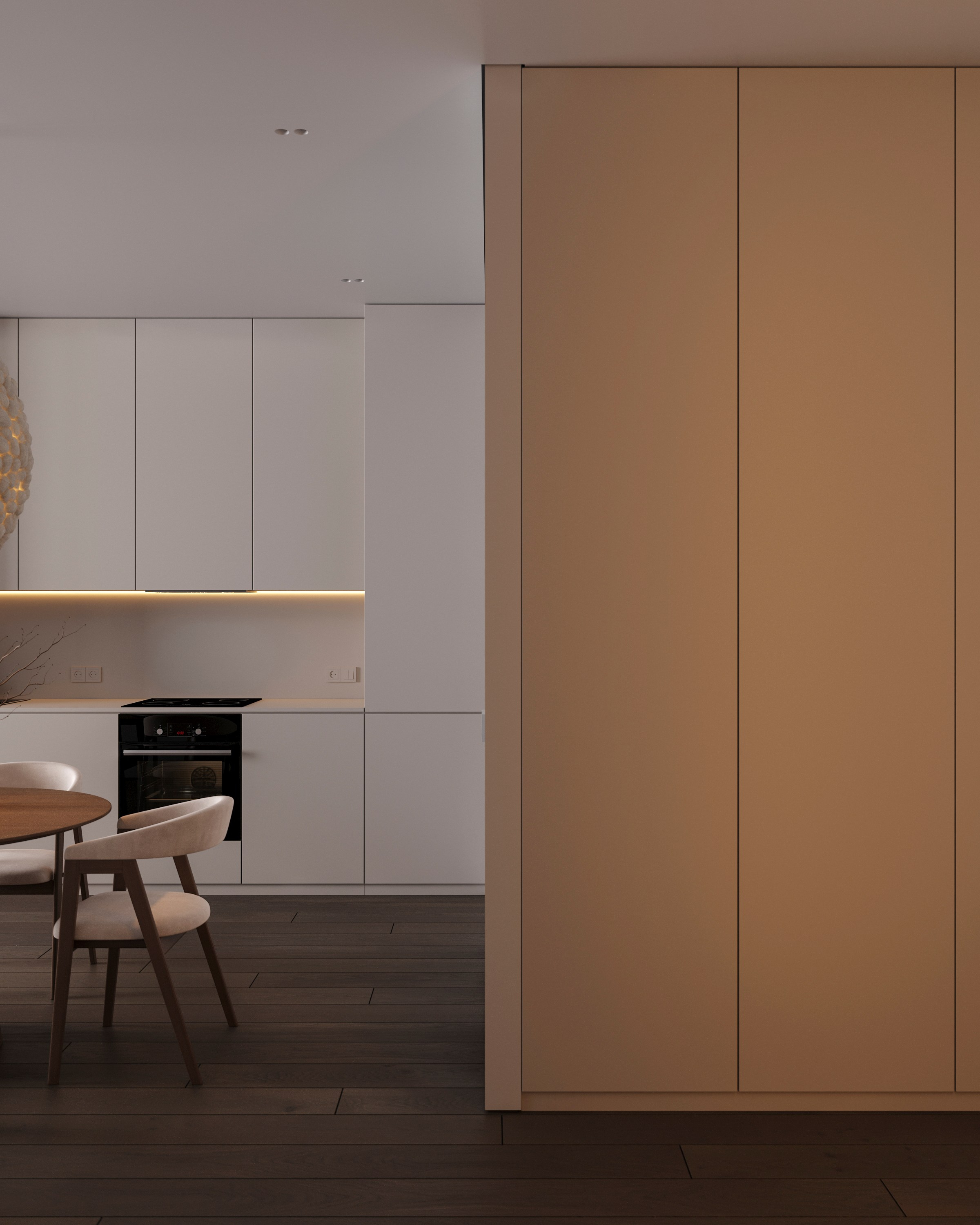 CLOUD MINIMAL | DESIGNER ANNE KIREEVA. Interior Visualization by Valerie Stetyukevich