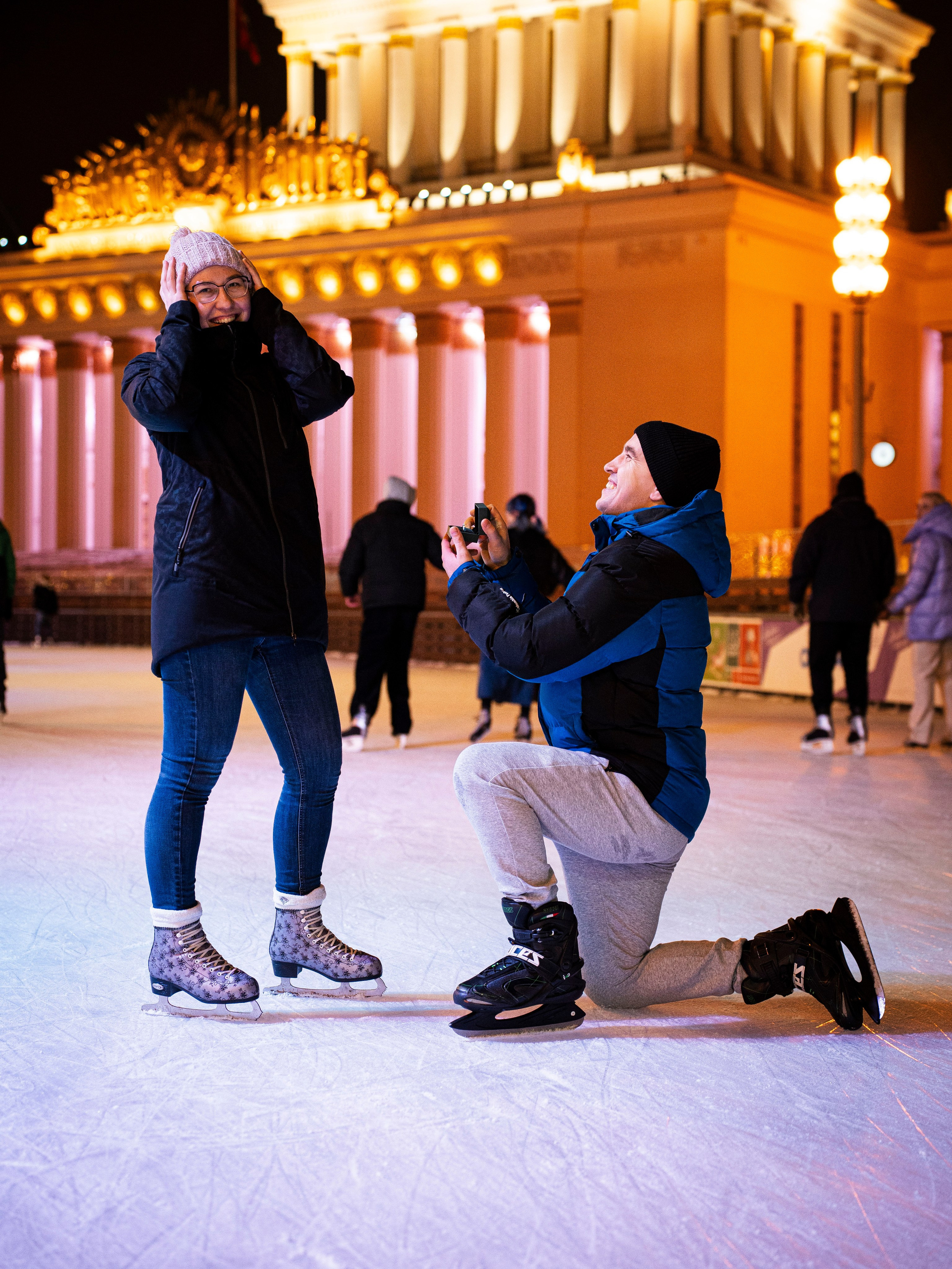 Love & Ice. Портретный фотограф Москва Белогорцев Сергей