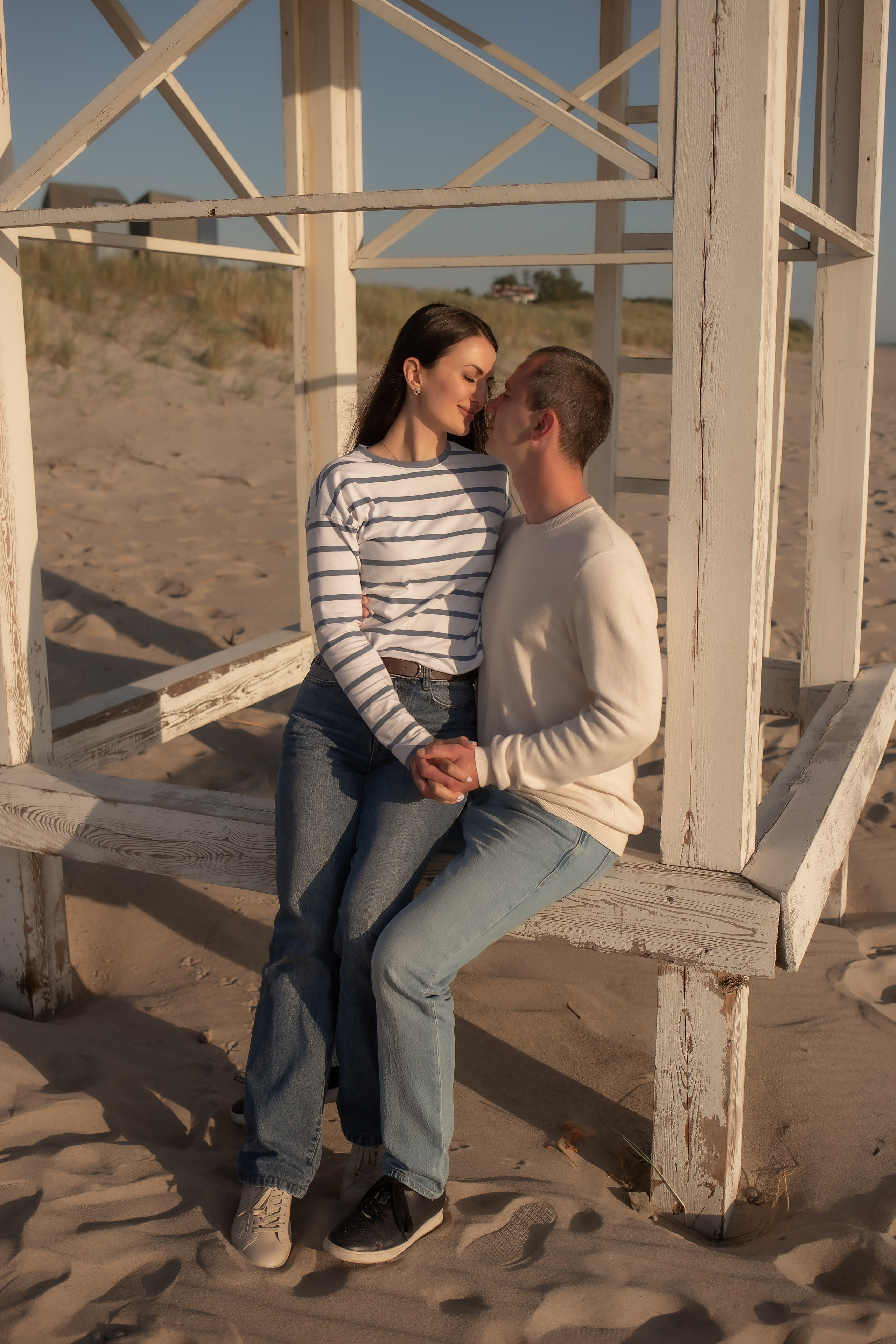 Павел и Татьяна. Закат в Янтарном. Фотограф в Калининграде Решетникова Алина