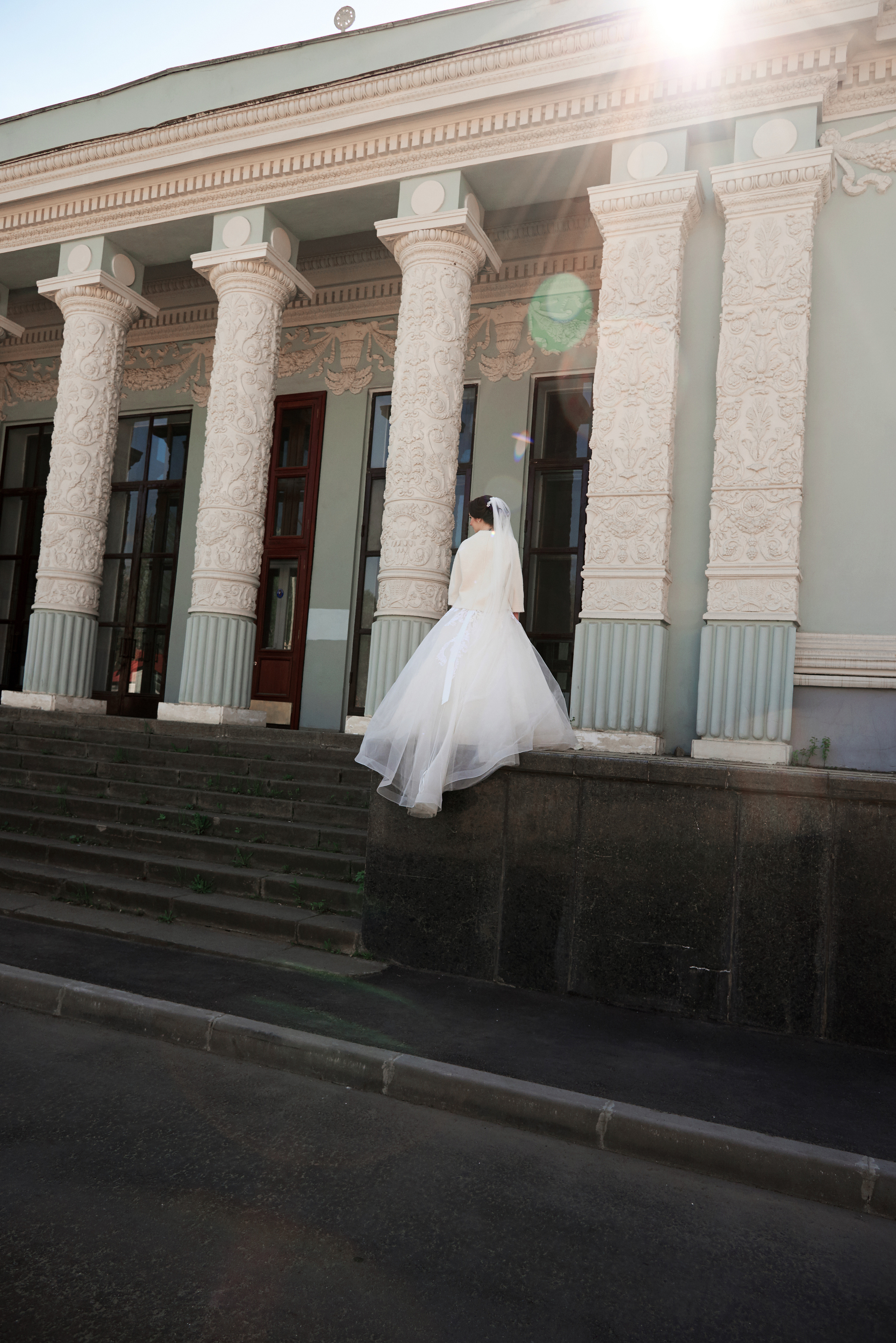 Свадебная фотосъемка на ВДНХ. Свадебный фотограф в Москве Станислав Донченко