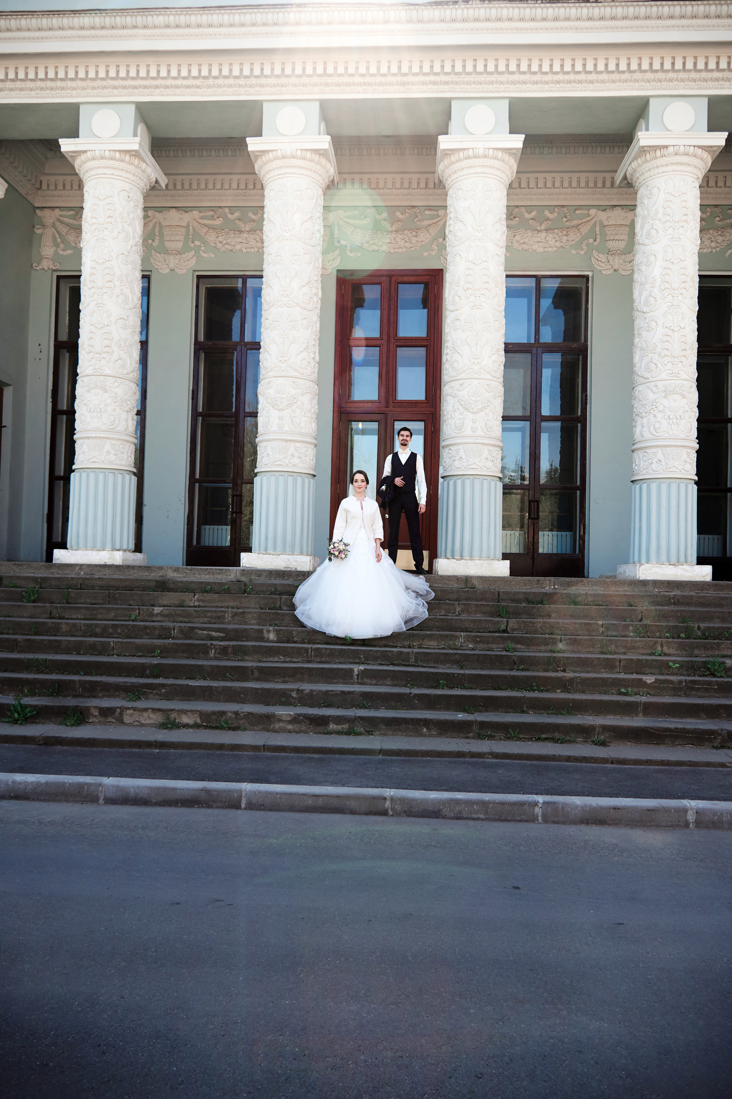 Свадебная фотосъемка на ВДНХ. Свадебный фотограф в Москве Станислав Донченко